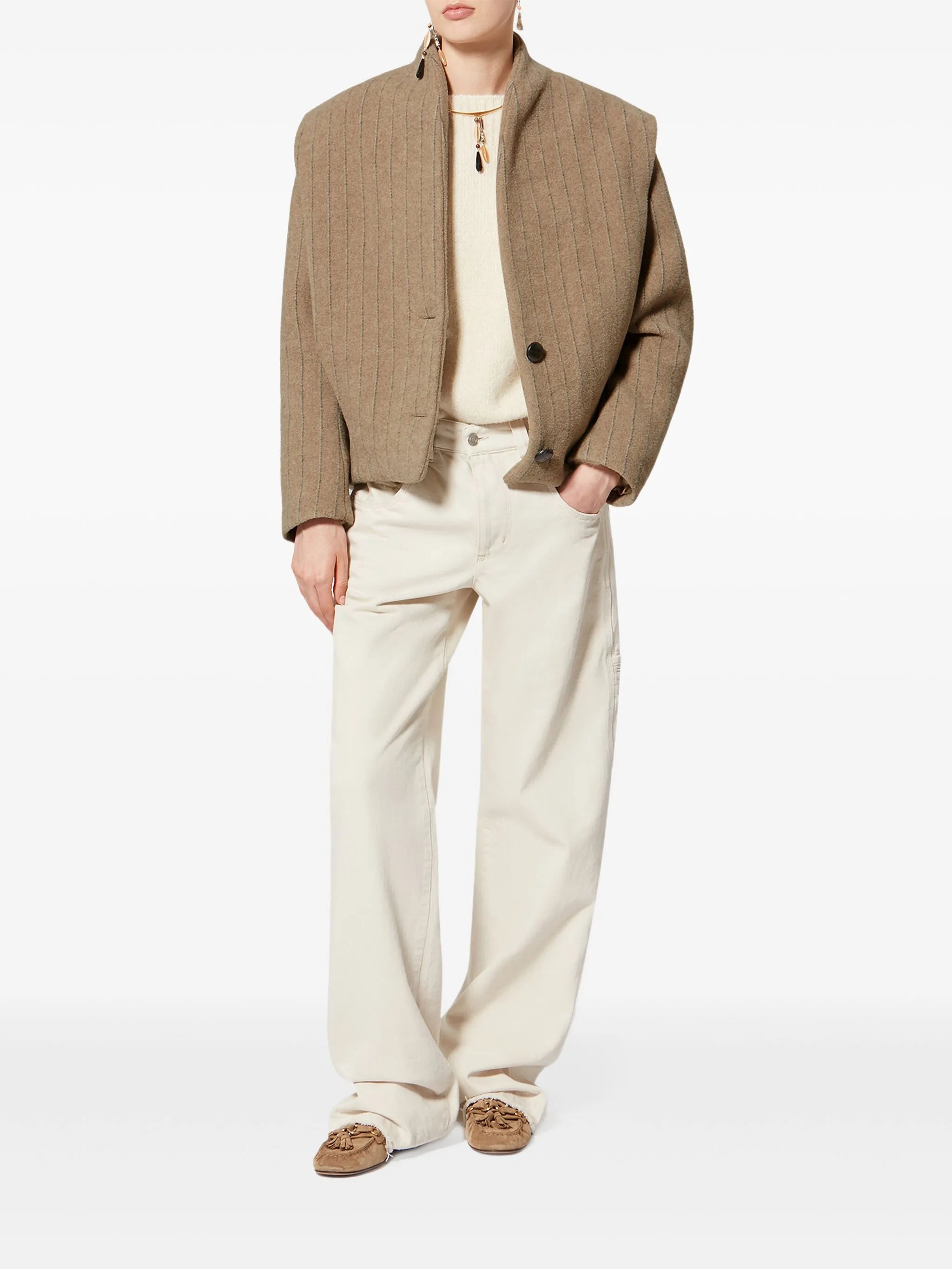 Dyogo striped jacket