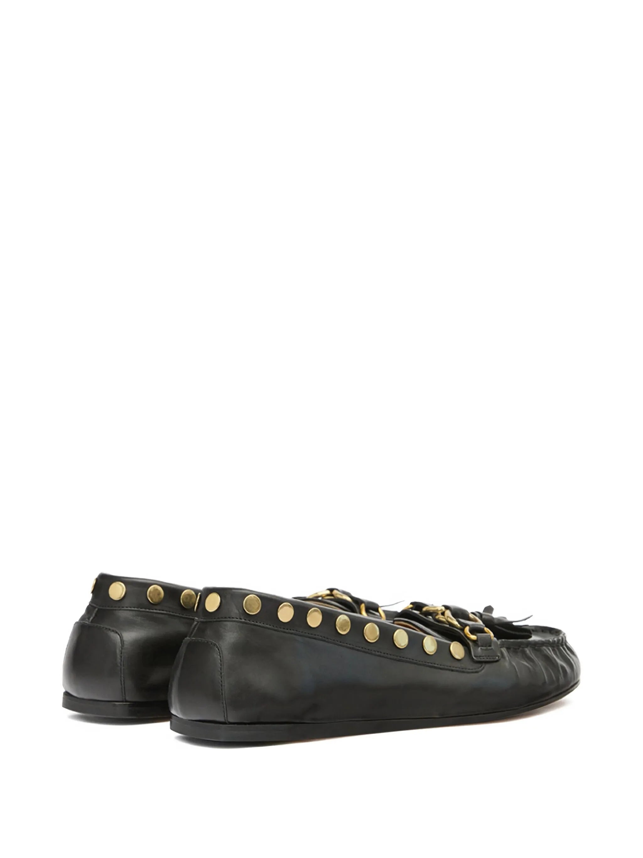 x faxel studded tassel loafers