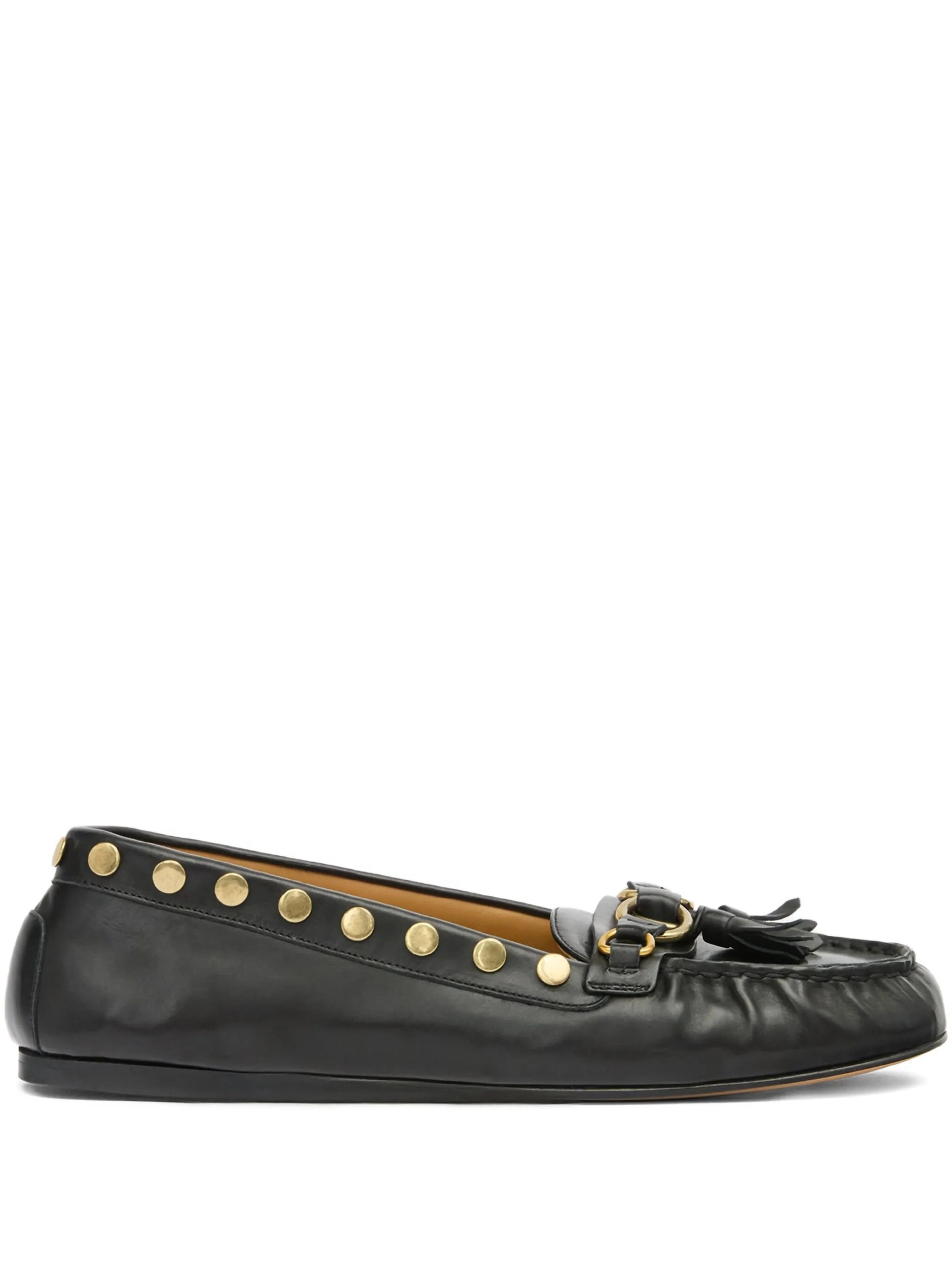 x faxel studded tassel loafers