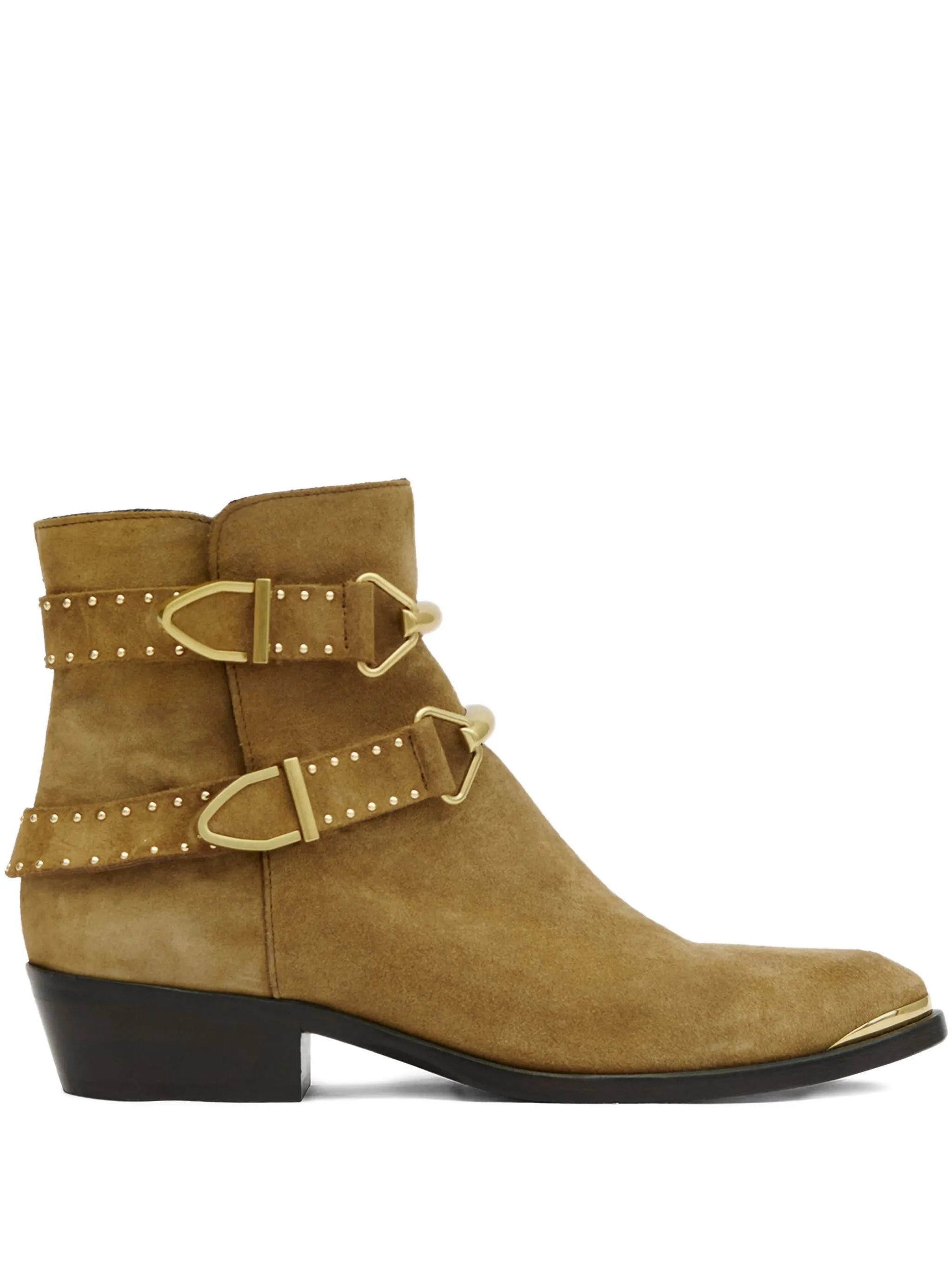 Zalya buckle studded boots