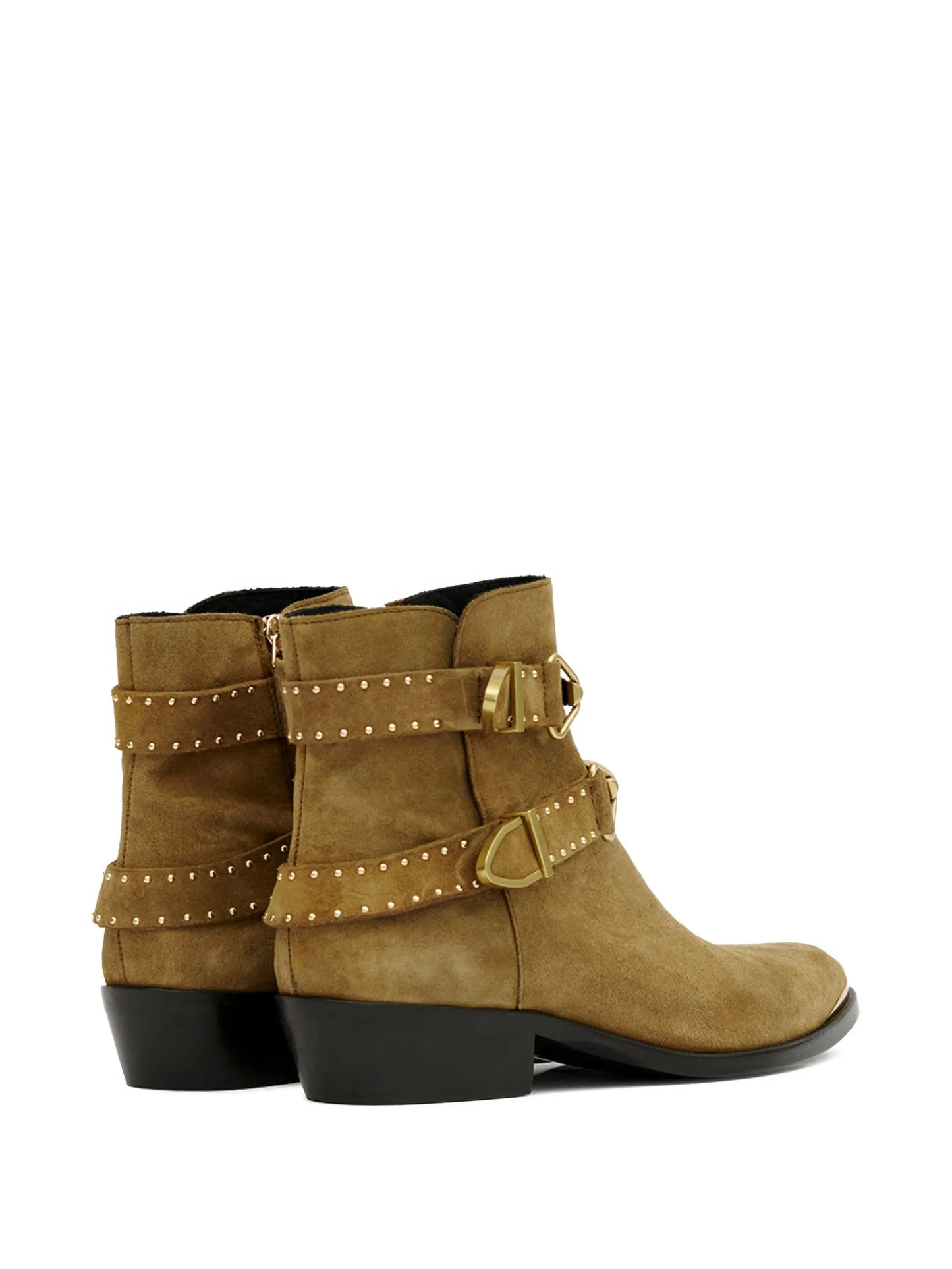 Zalya buckle studded boots