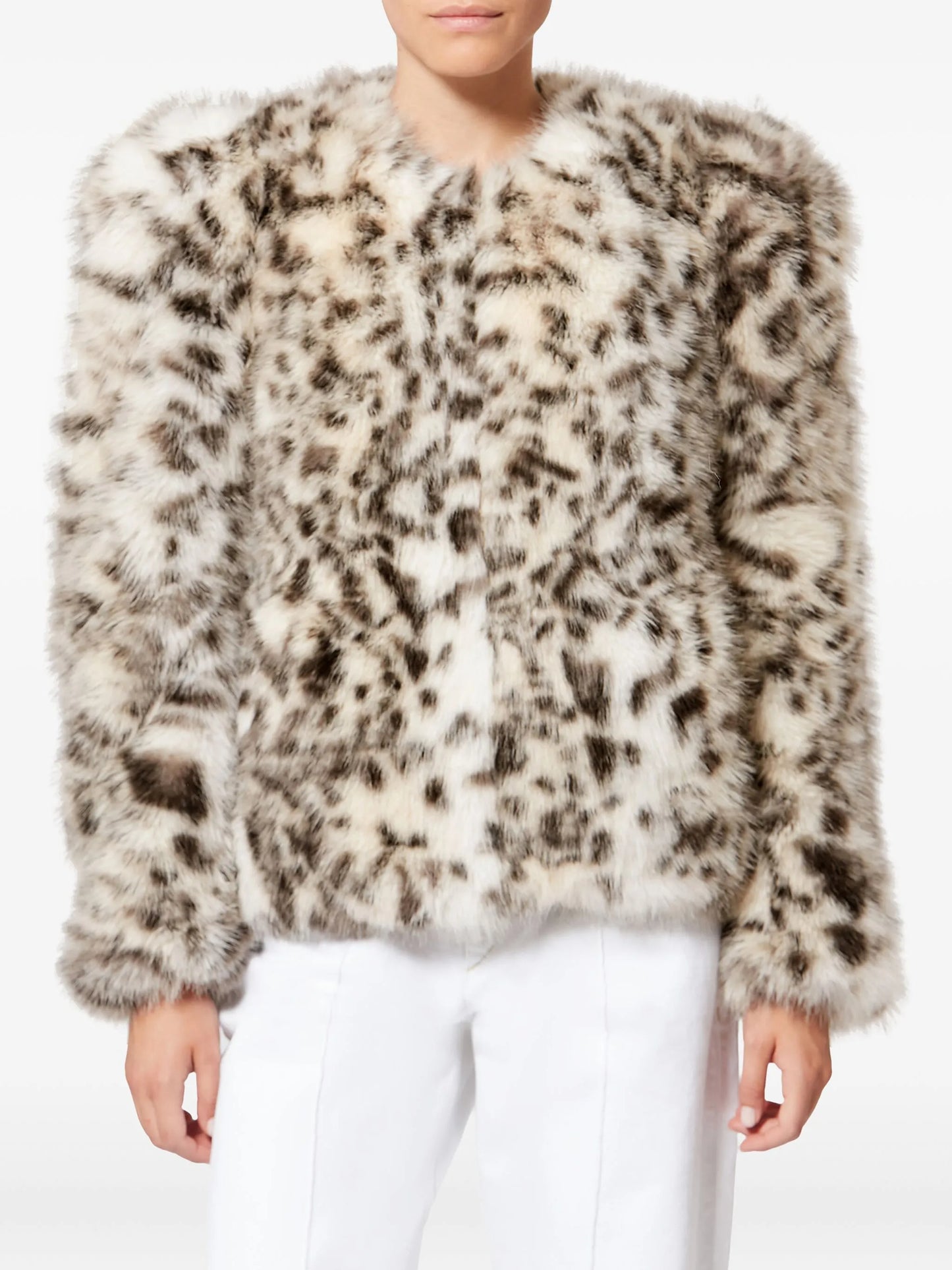 Bahria animal-pattern jacket