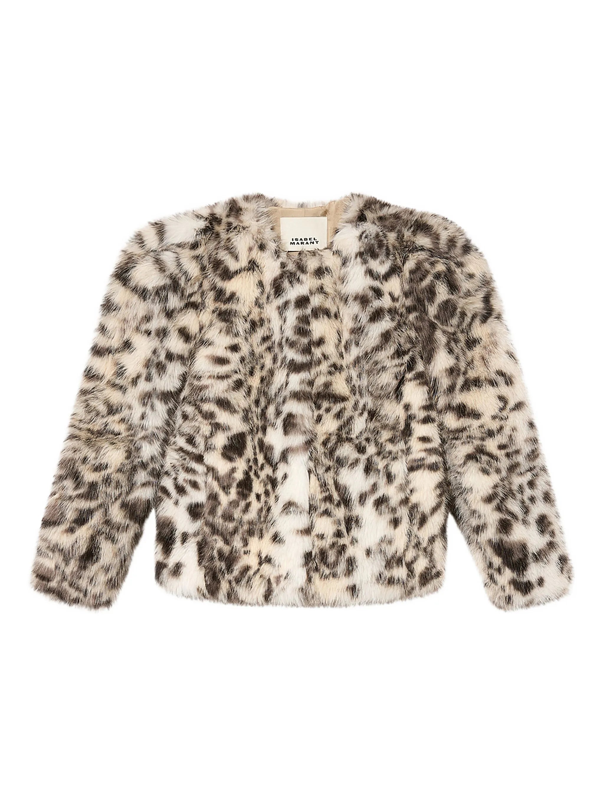 Bahria animal-pattern jacket