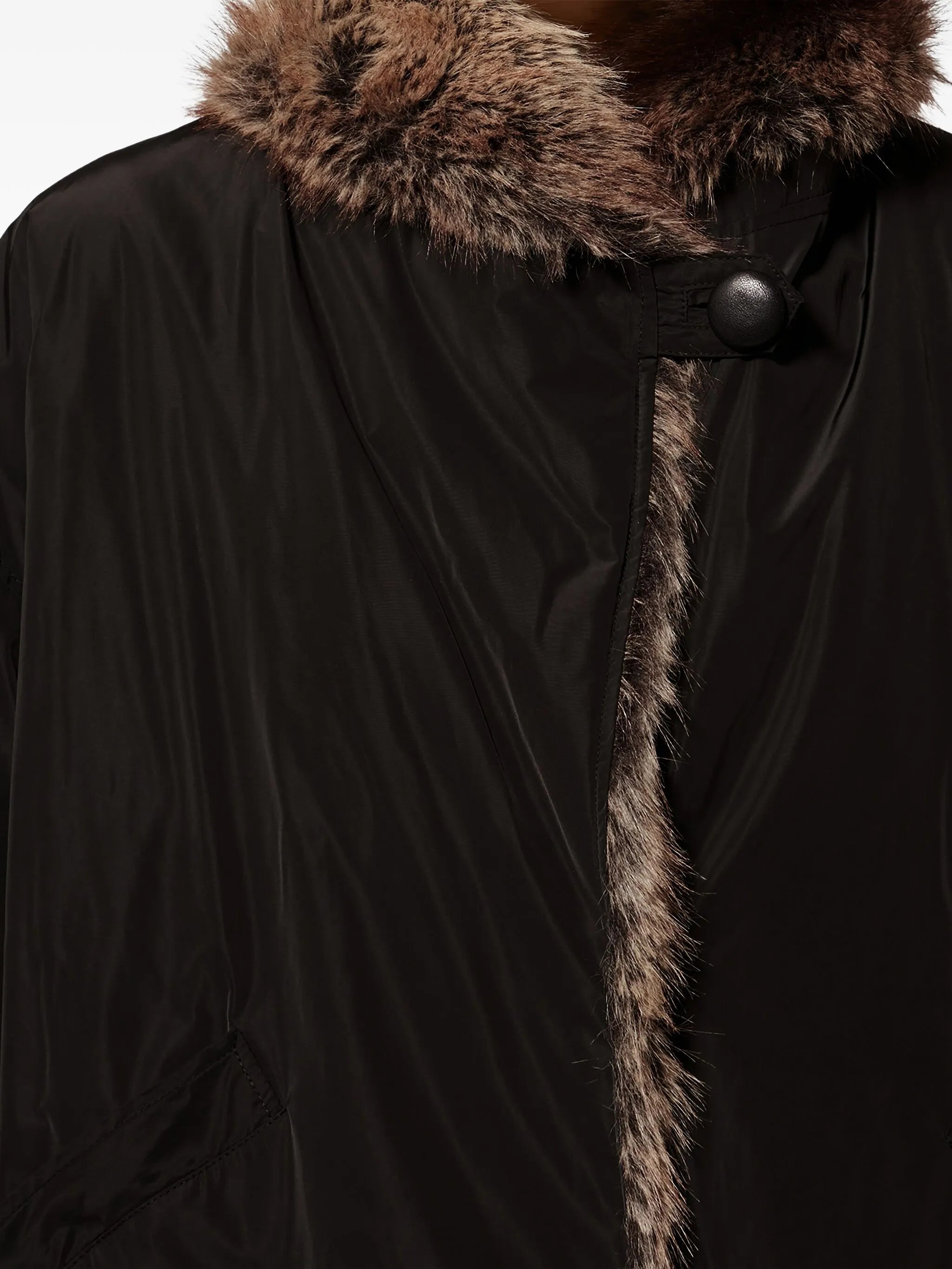Charone jacket short faux fur-lined parka
