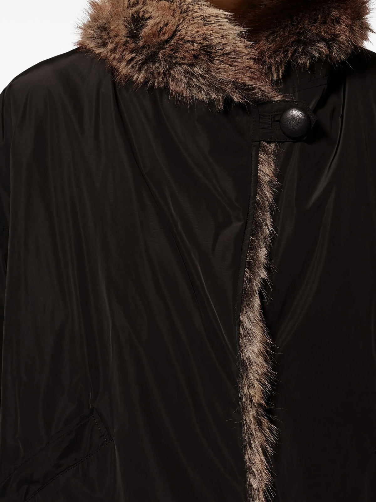 Charone jacket short faux fur-lined parka