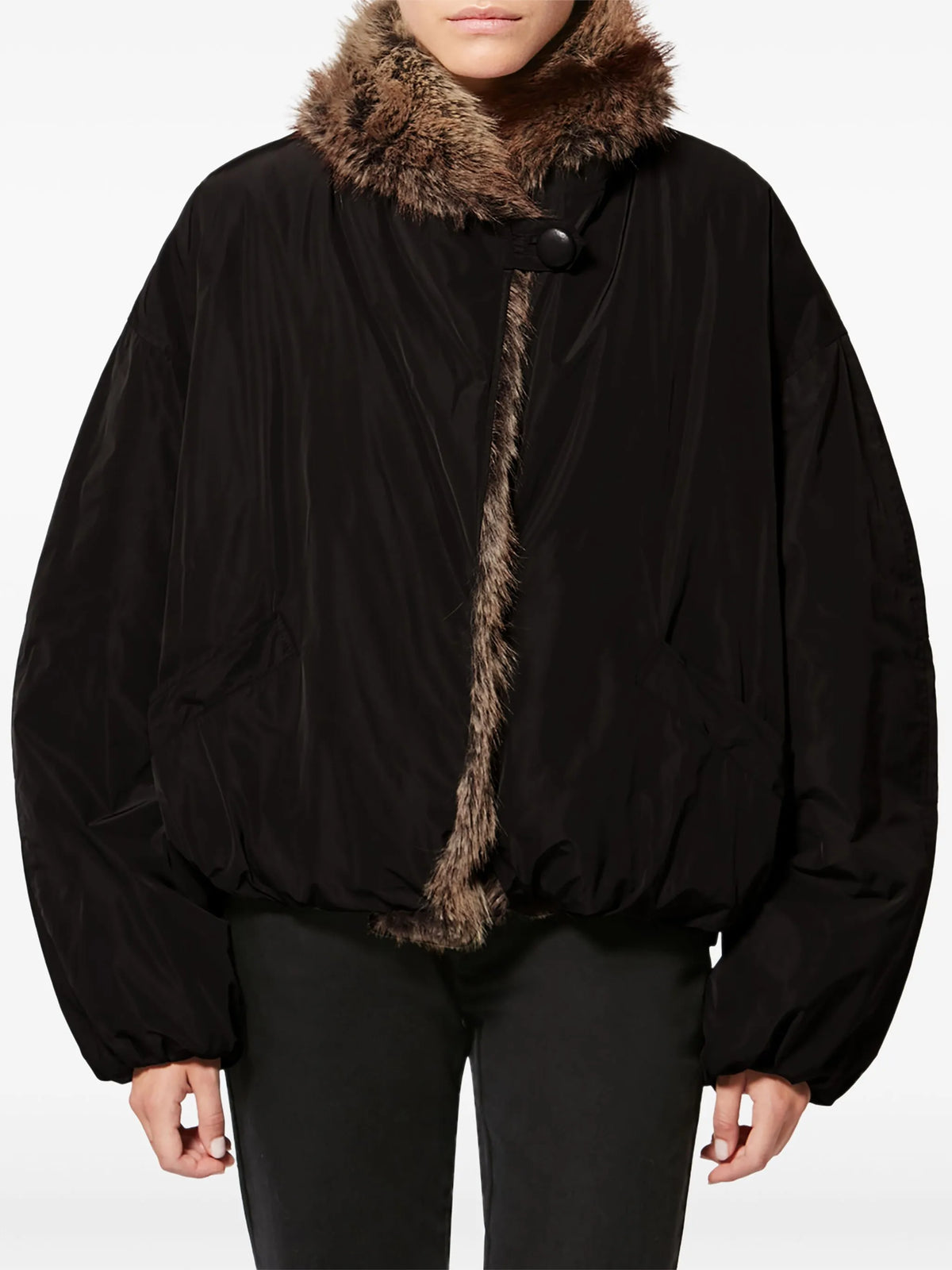 Charone jacket short faux fur-lined parka