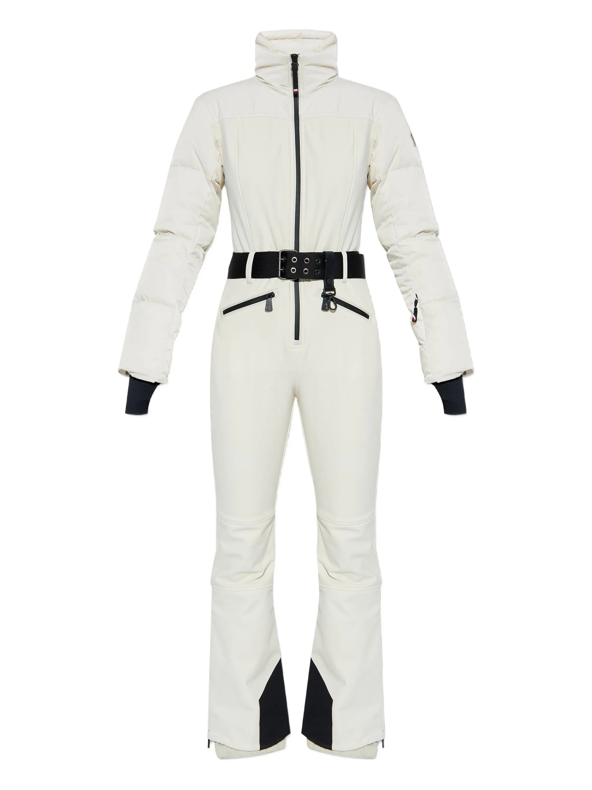 belted ski suit