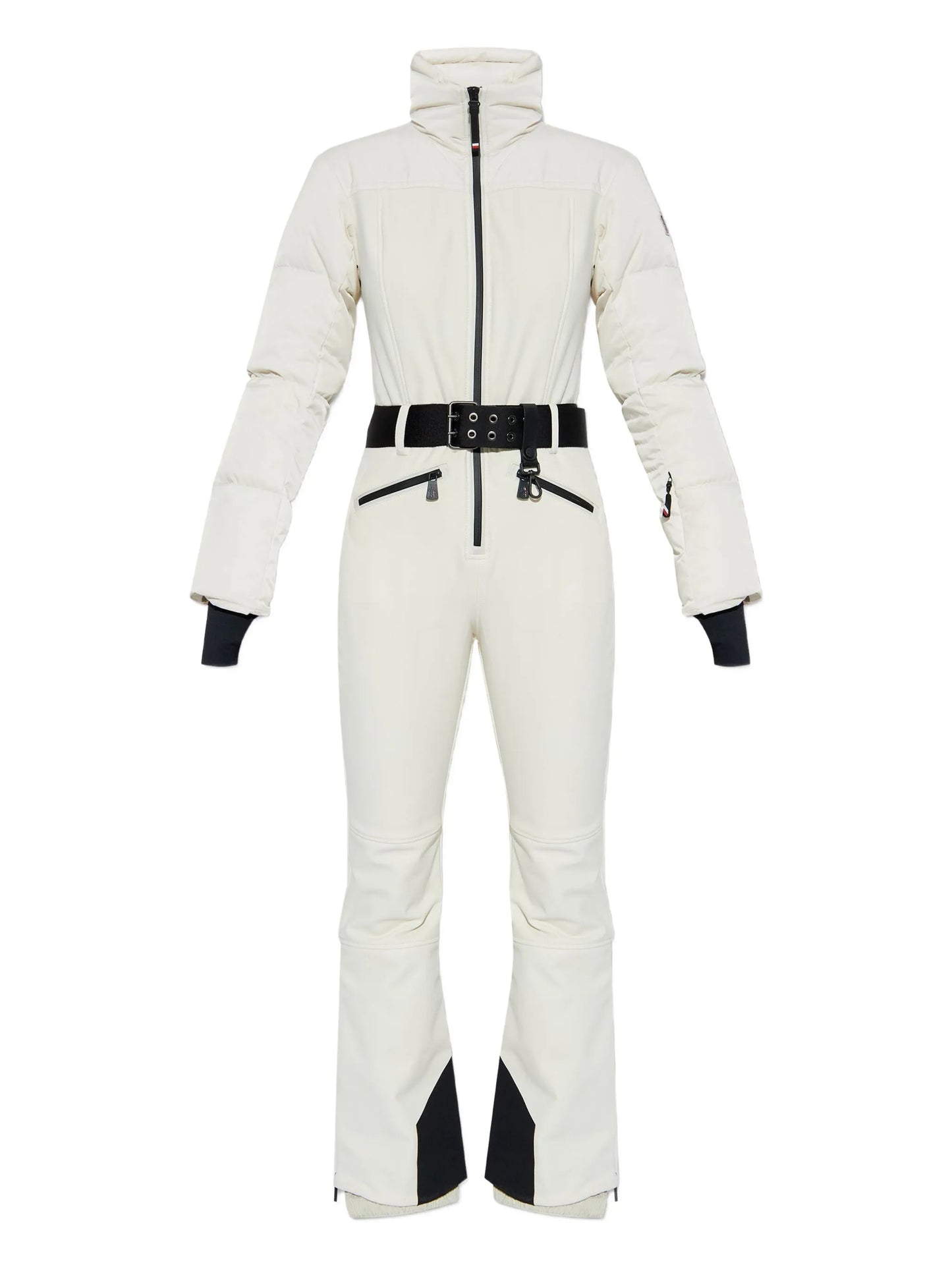 belted ski suit