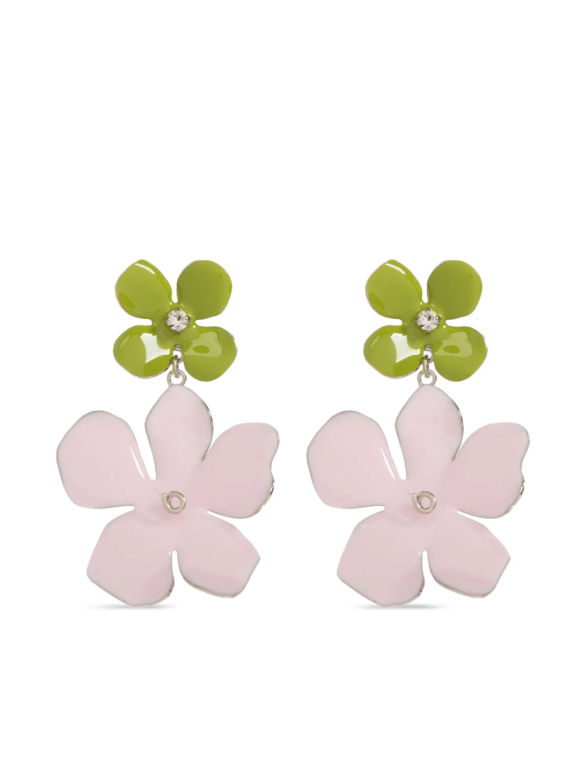floral drop earrings