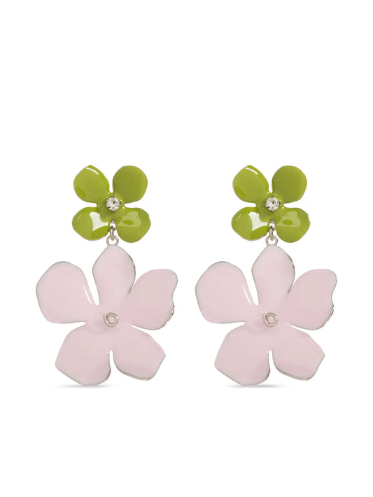 floral drop earrings