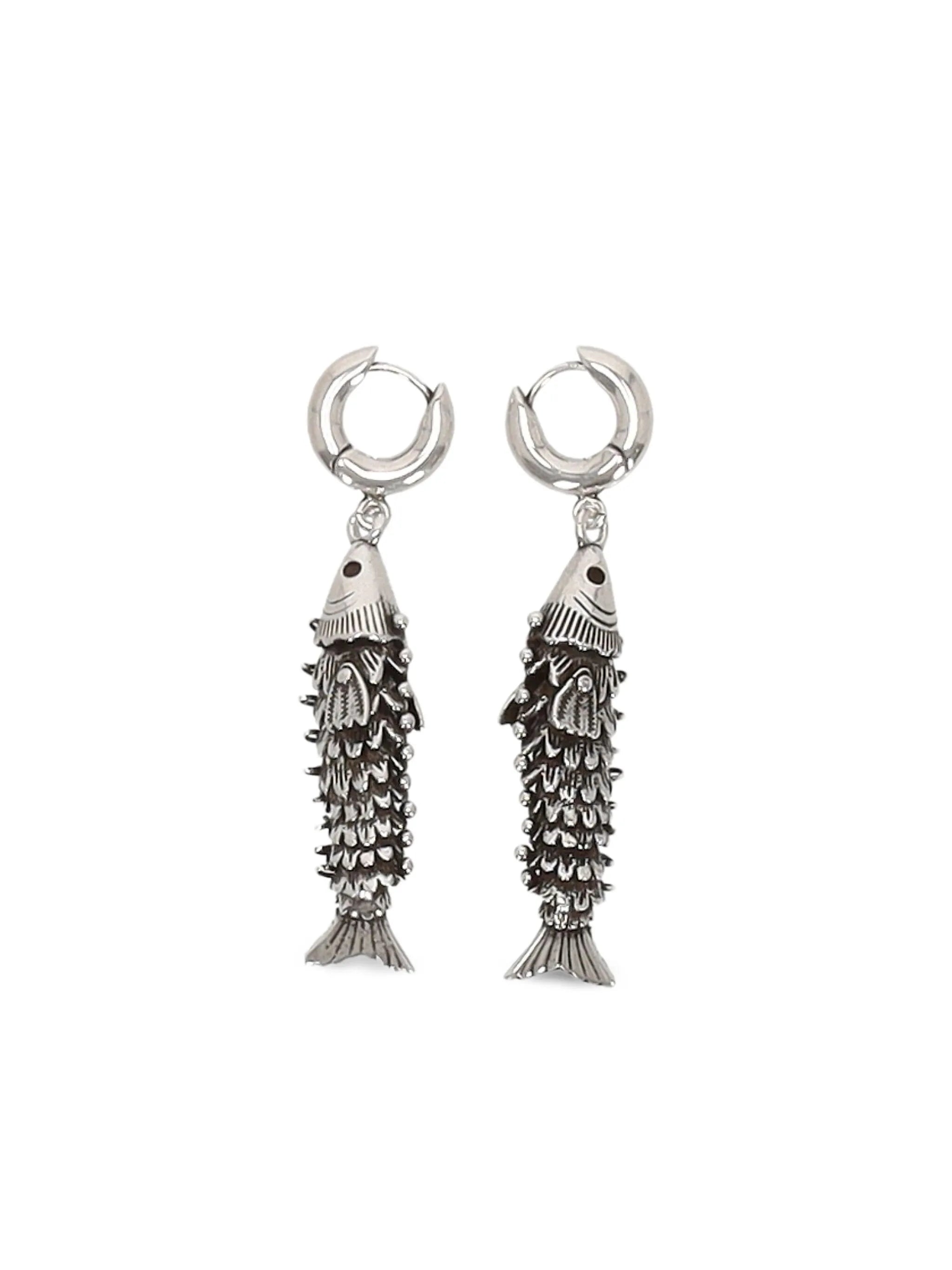 pendant fish earrings
