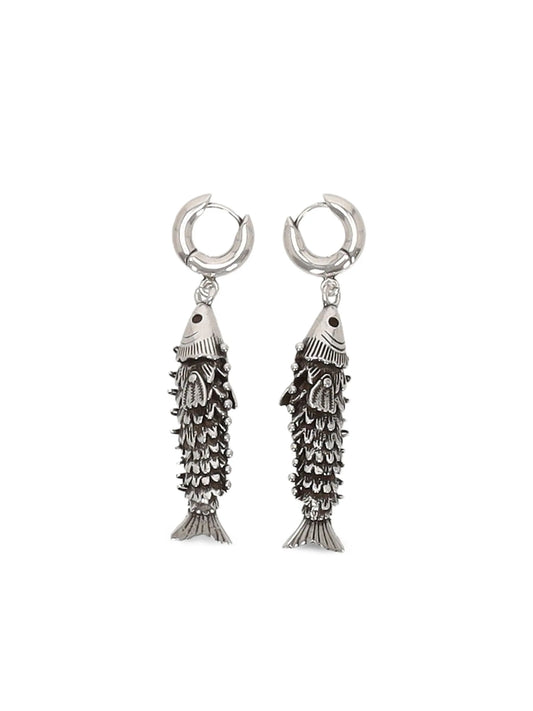 pendant fish earrings