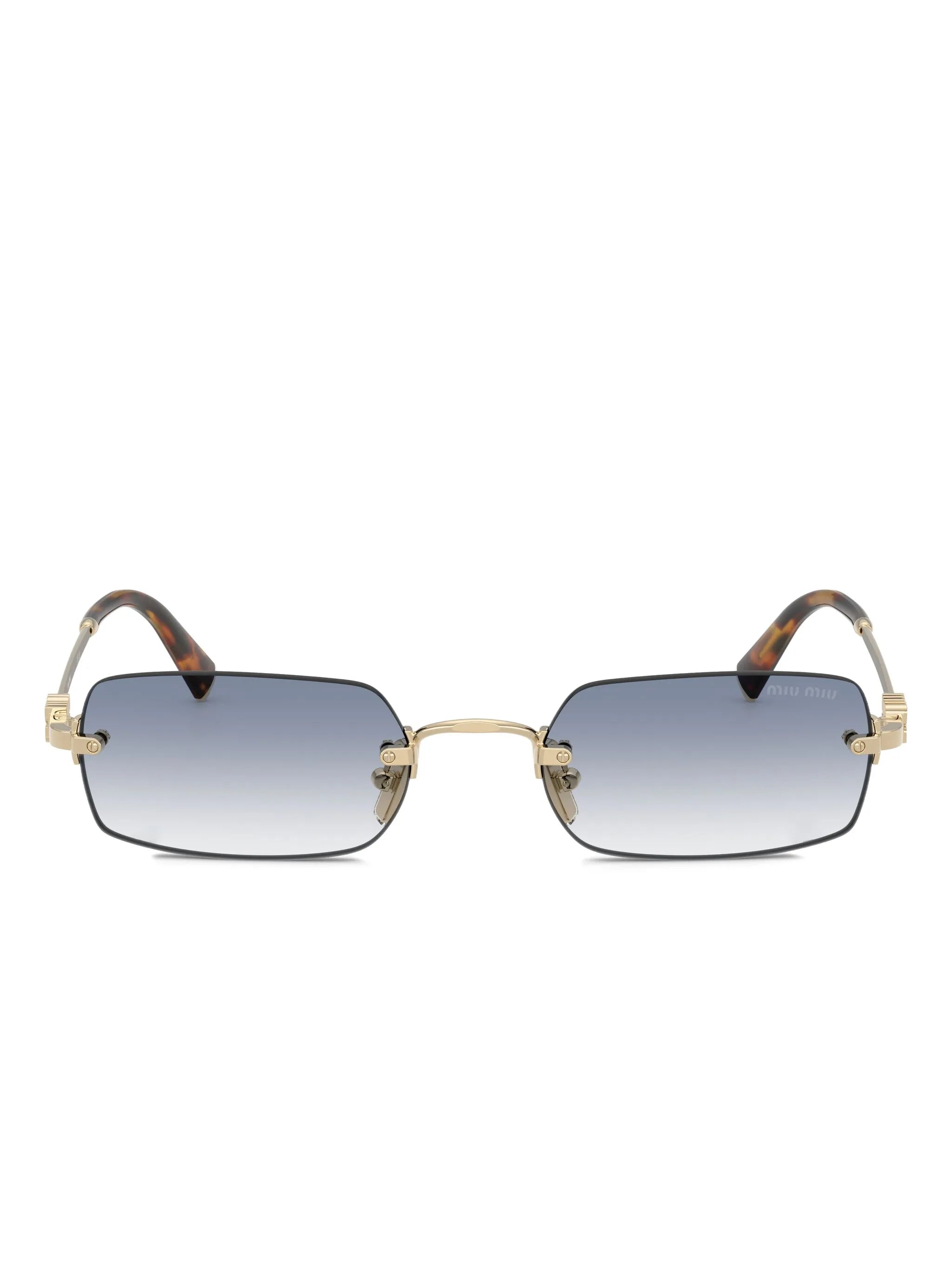 rectangle-frame sunglasses