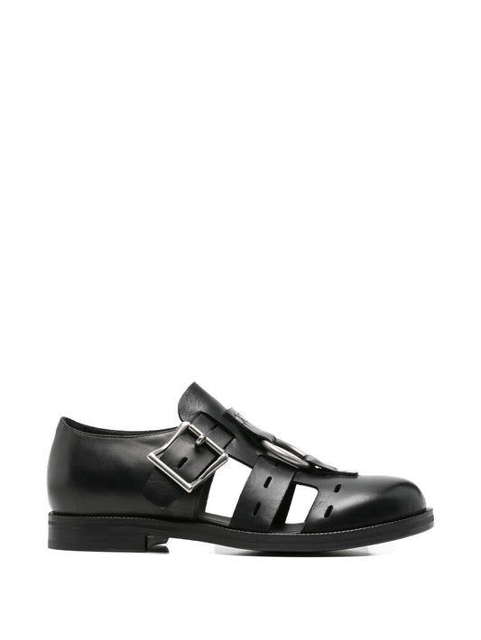 Bondage belt sandals
