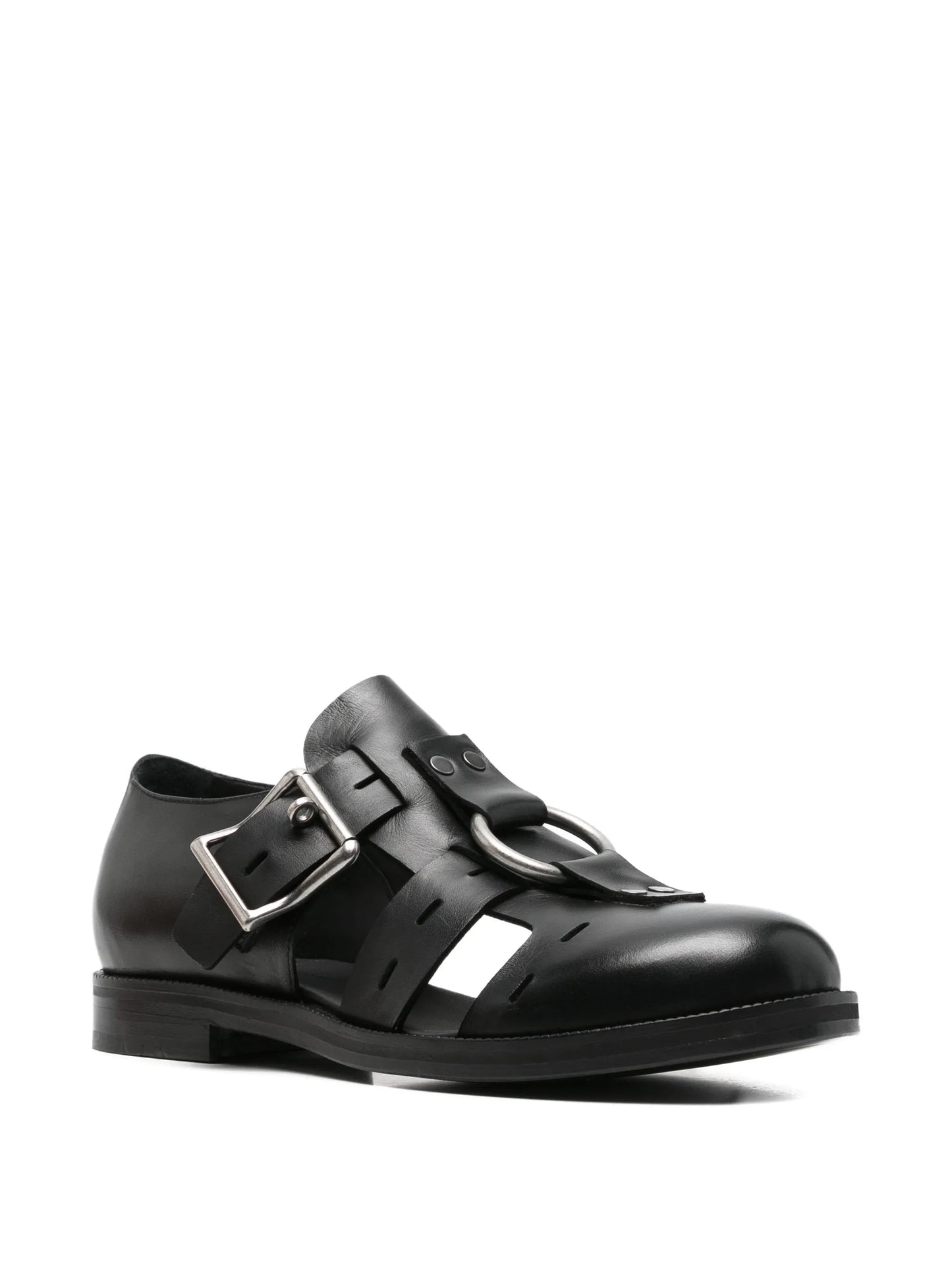 Bondage belt sandals