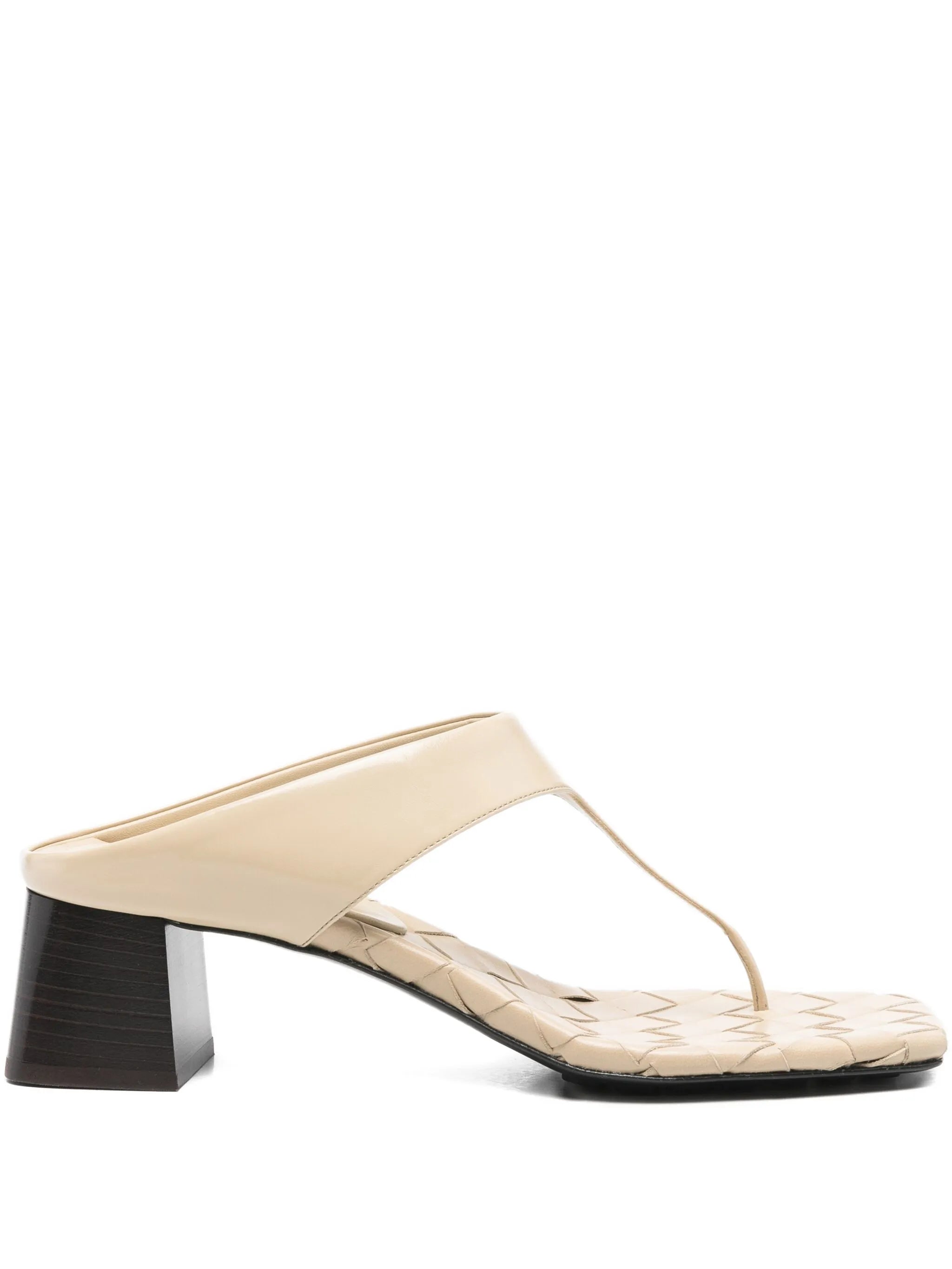 45mm Marella Intrecciato block-heel sandals