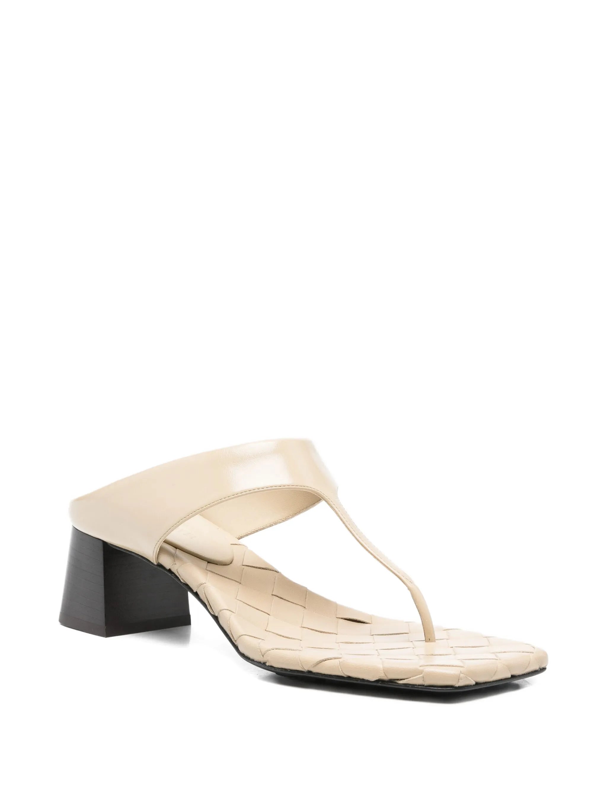 45mm Marella Intrecciato block-heel sandals