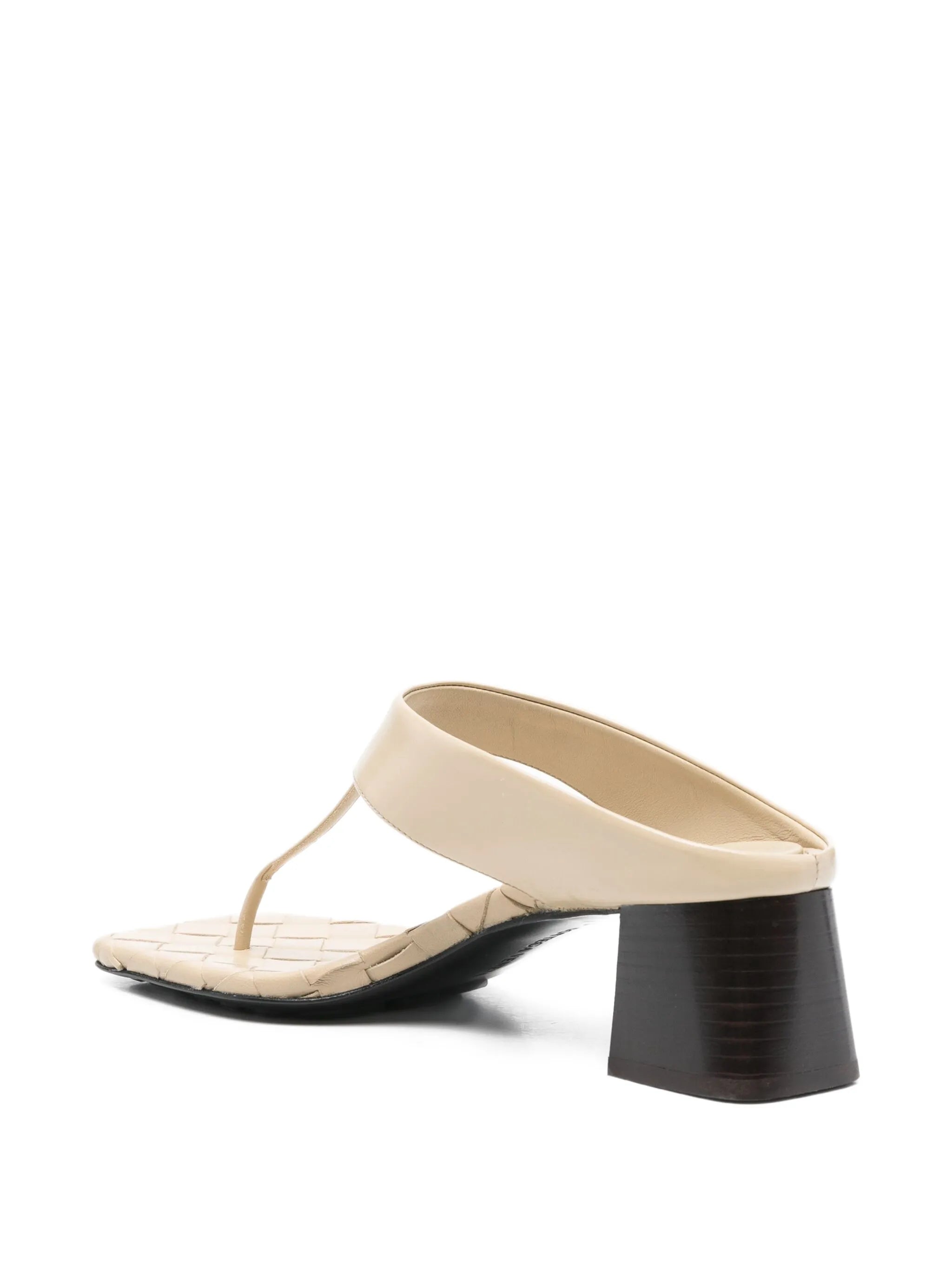 45mm Marella Intrecciato block-heel sandals