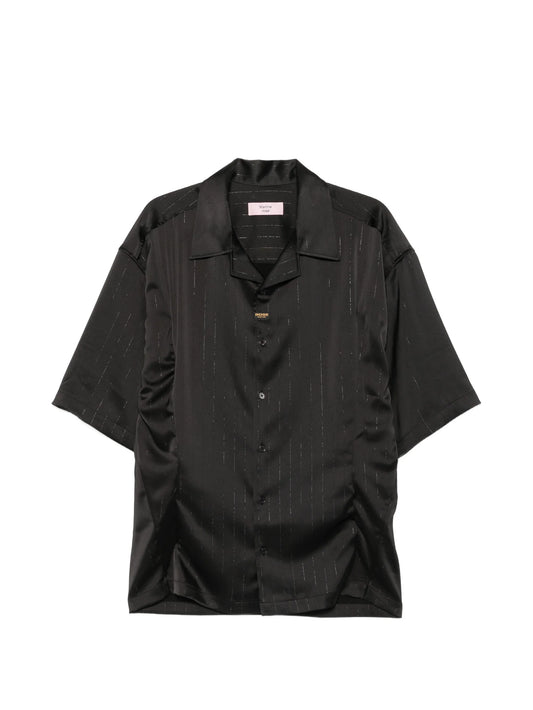 striped short-sleeve shirt