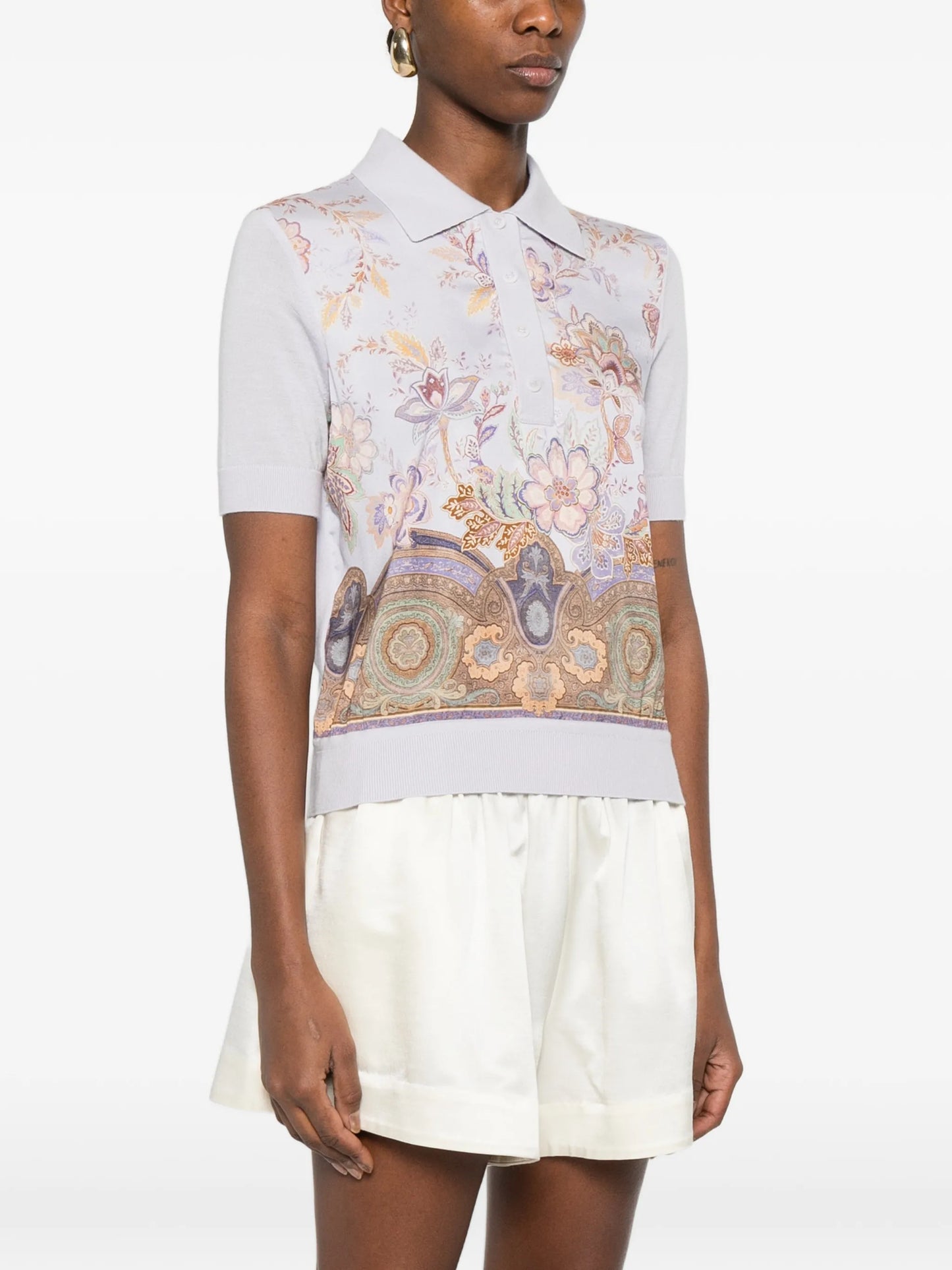 Luna floral print jersey