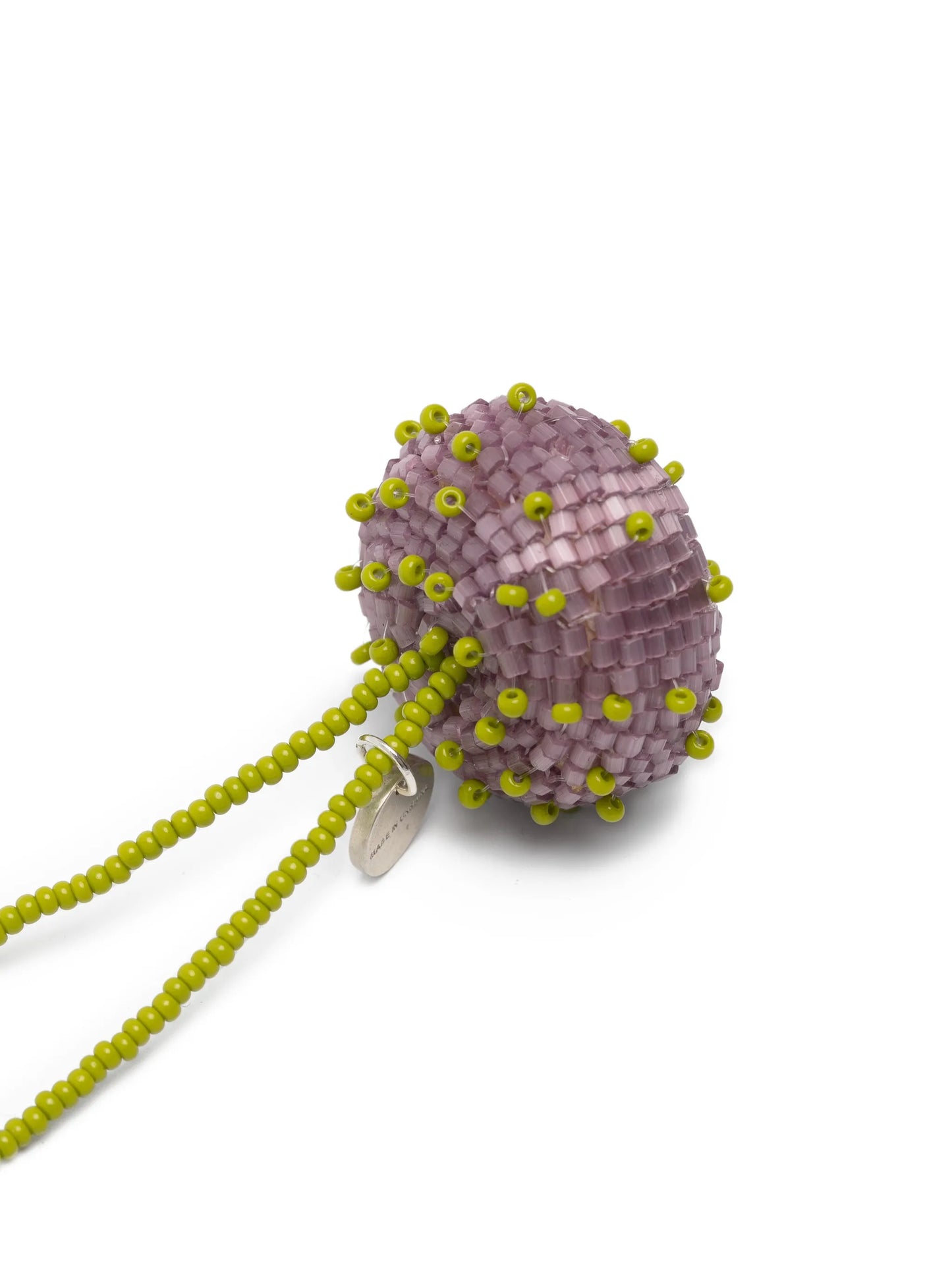 beaded pendant necklace