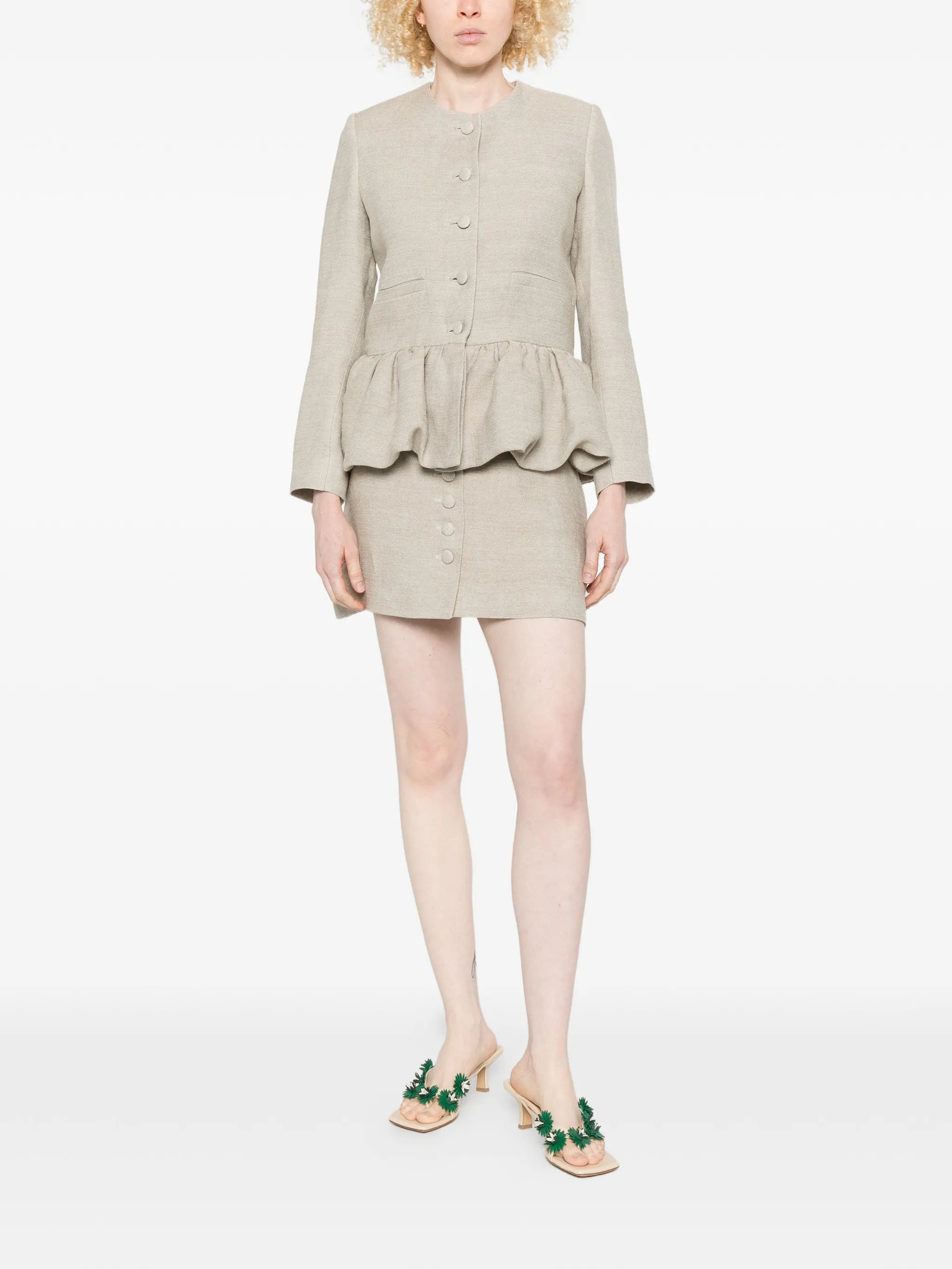 button-fastening jacket