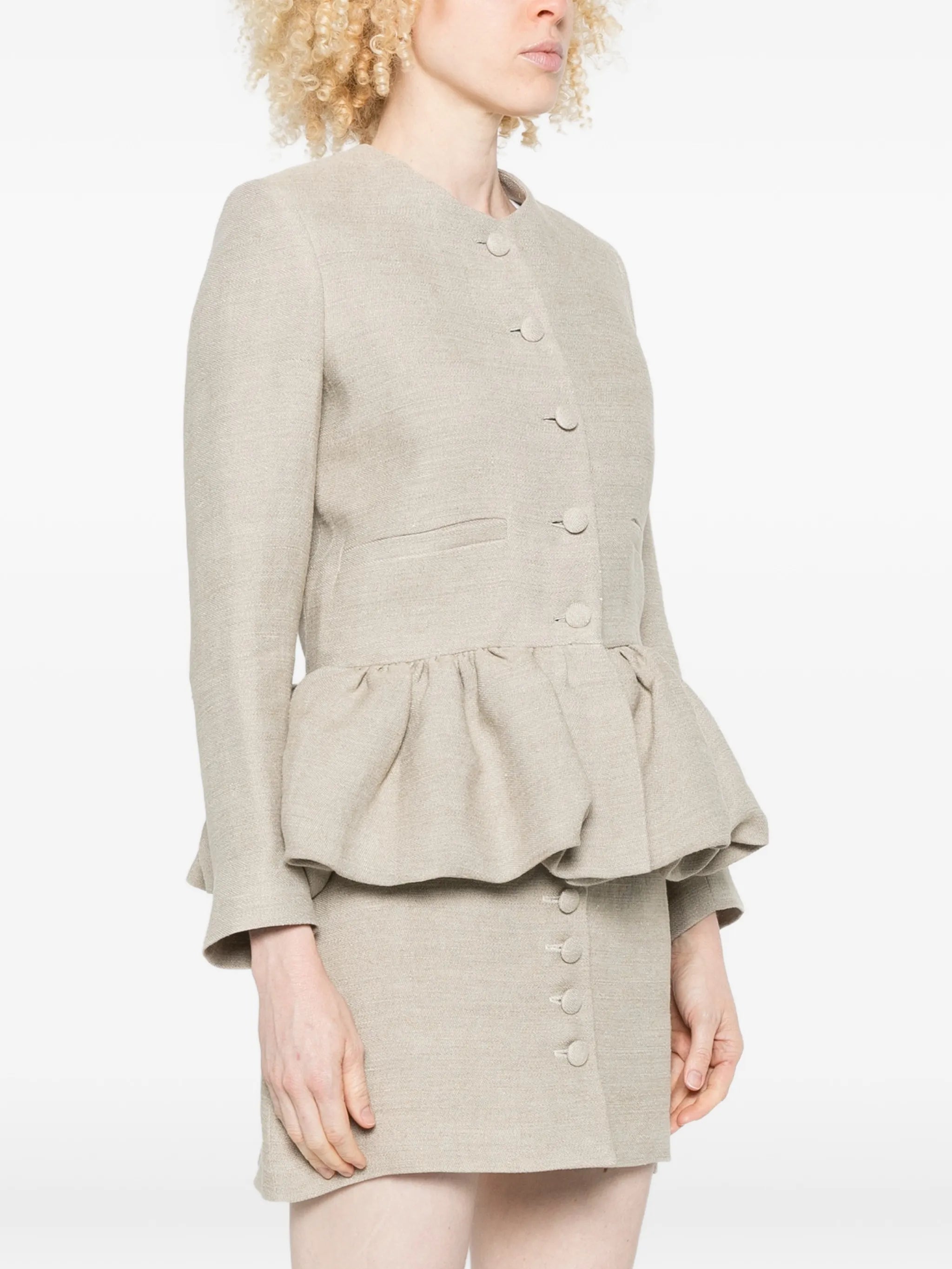 button-fastening jacket
