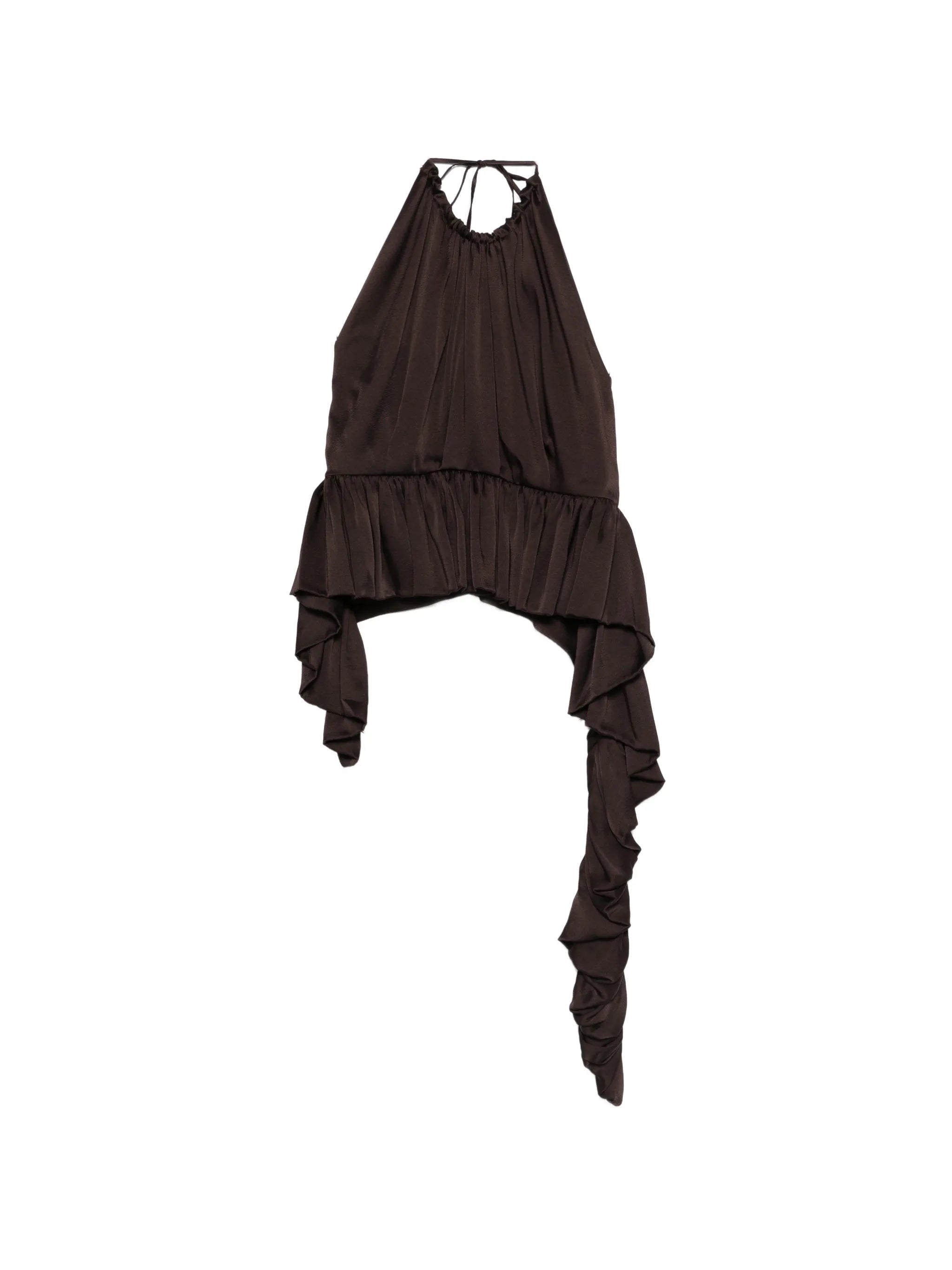 ruffled peplum blouse