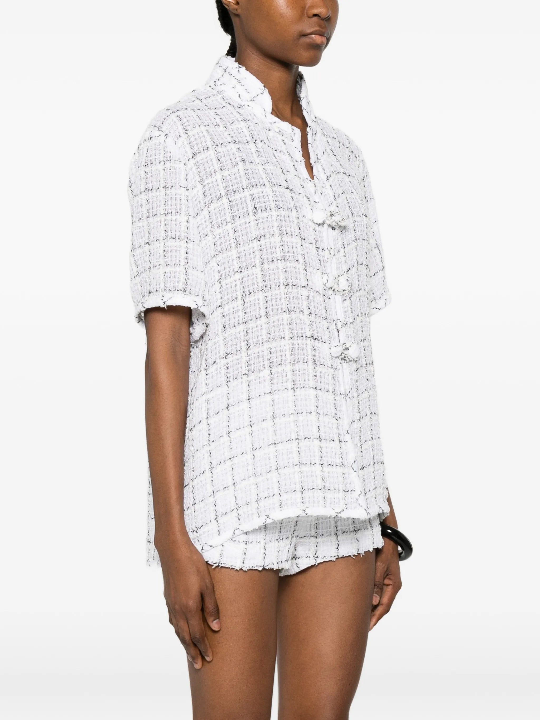 Hetty check-pattern shirt