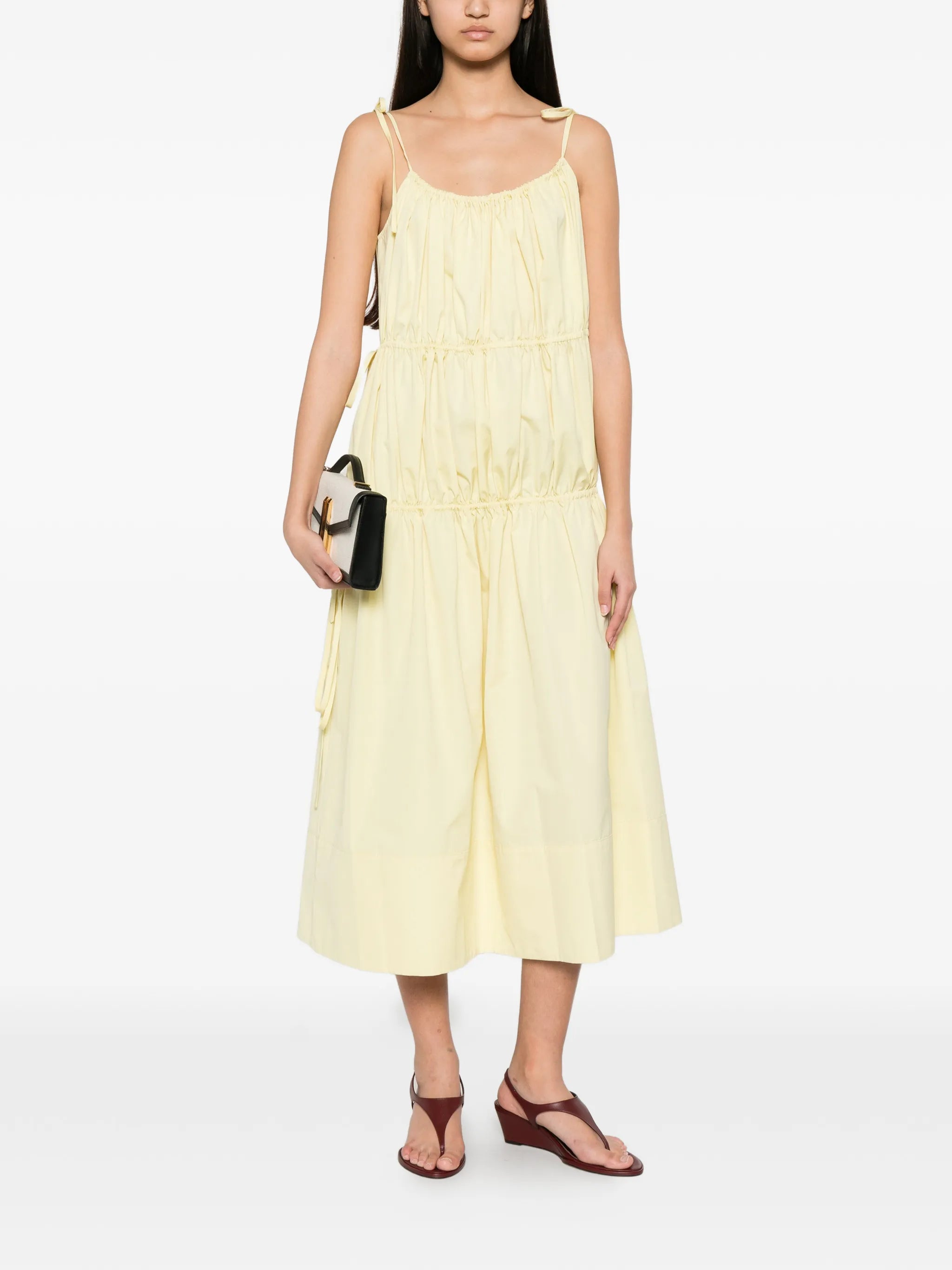 Ella tiered midi dress
