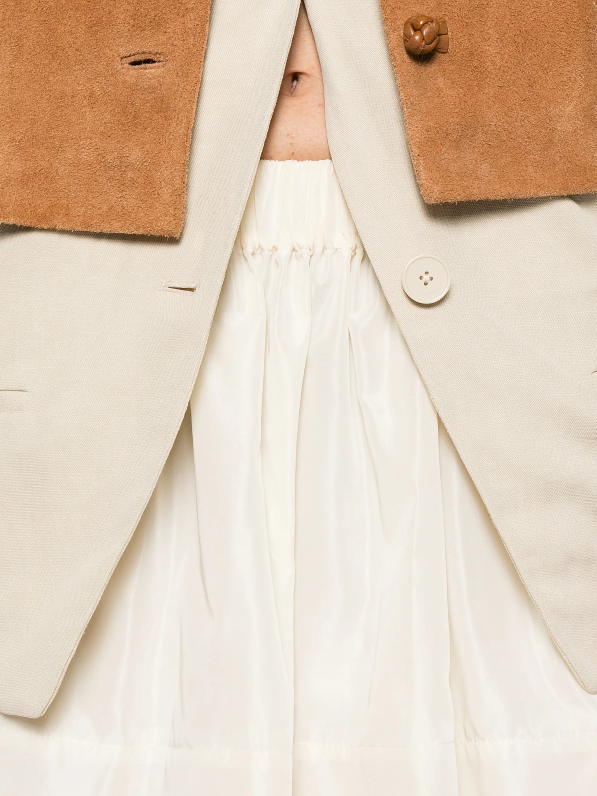 petal-hem mini skirt