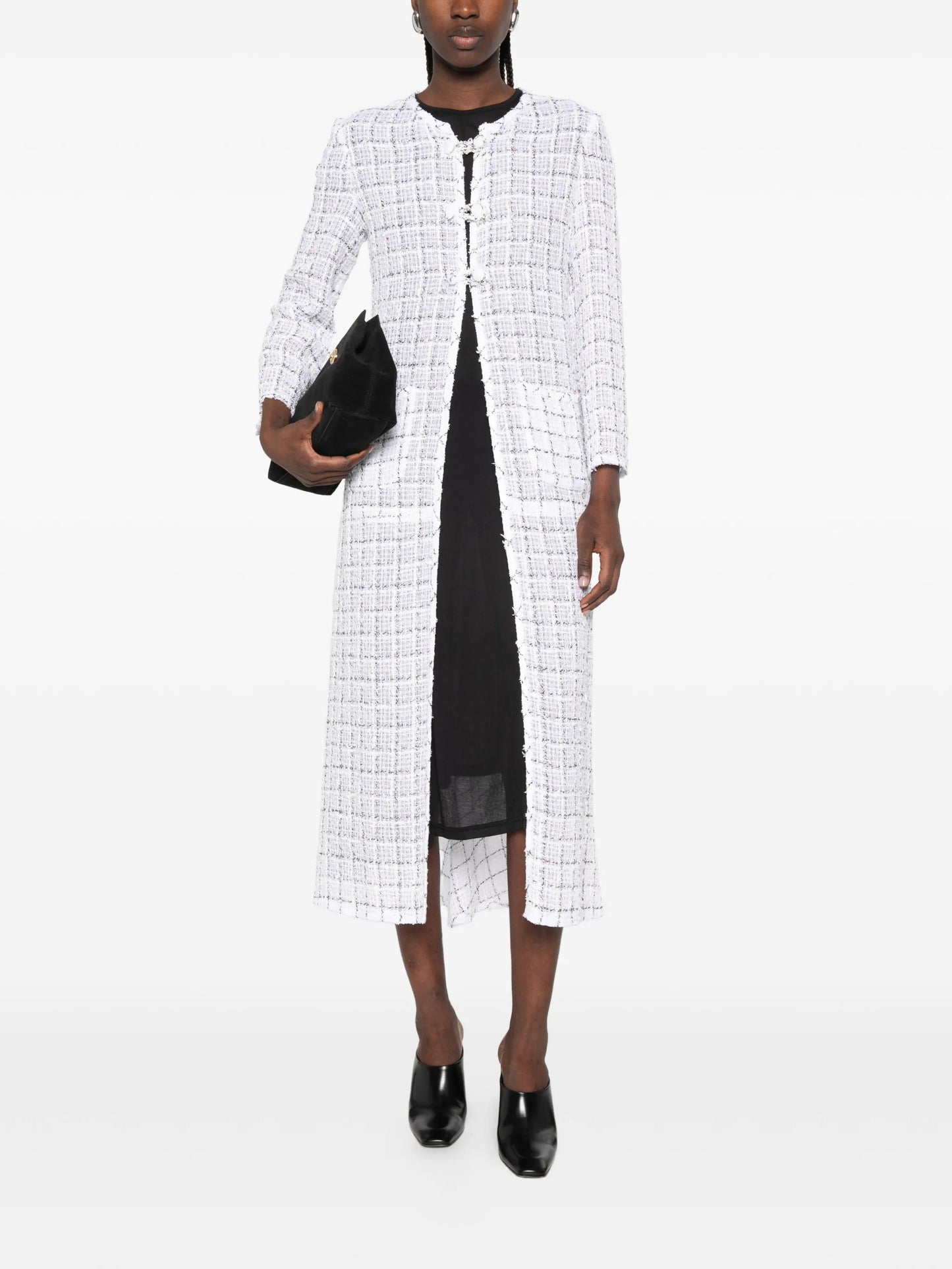 Agatha tweed long coat