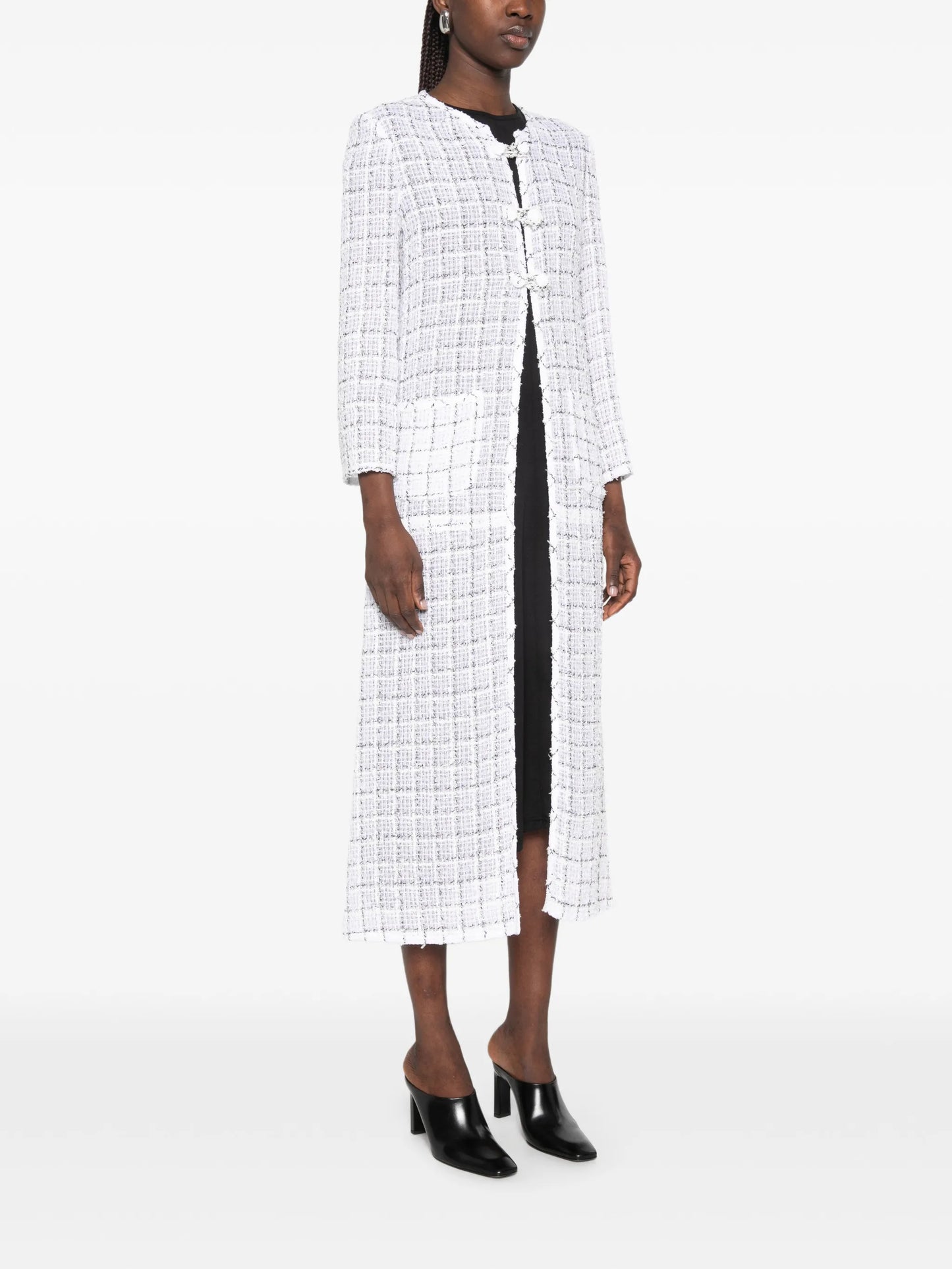Agatha tweed long coat