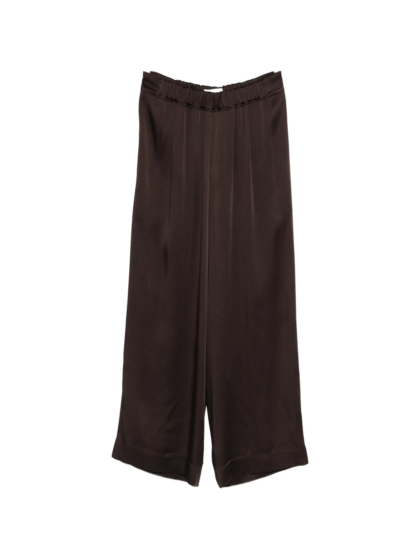 pleated front palazzo trouser