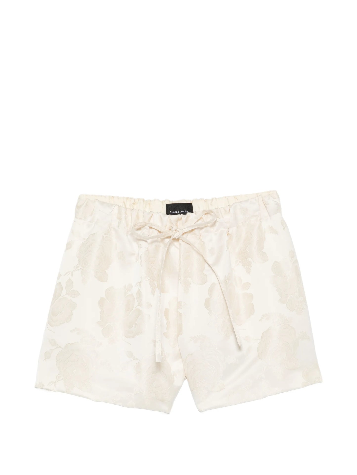 elasticated rose shorts