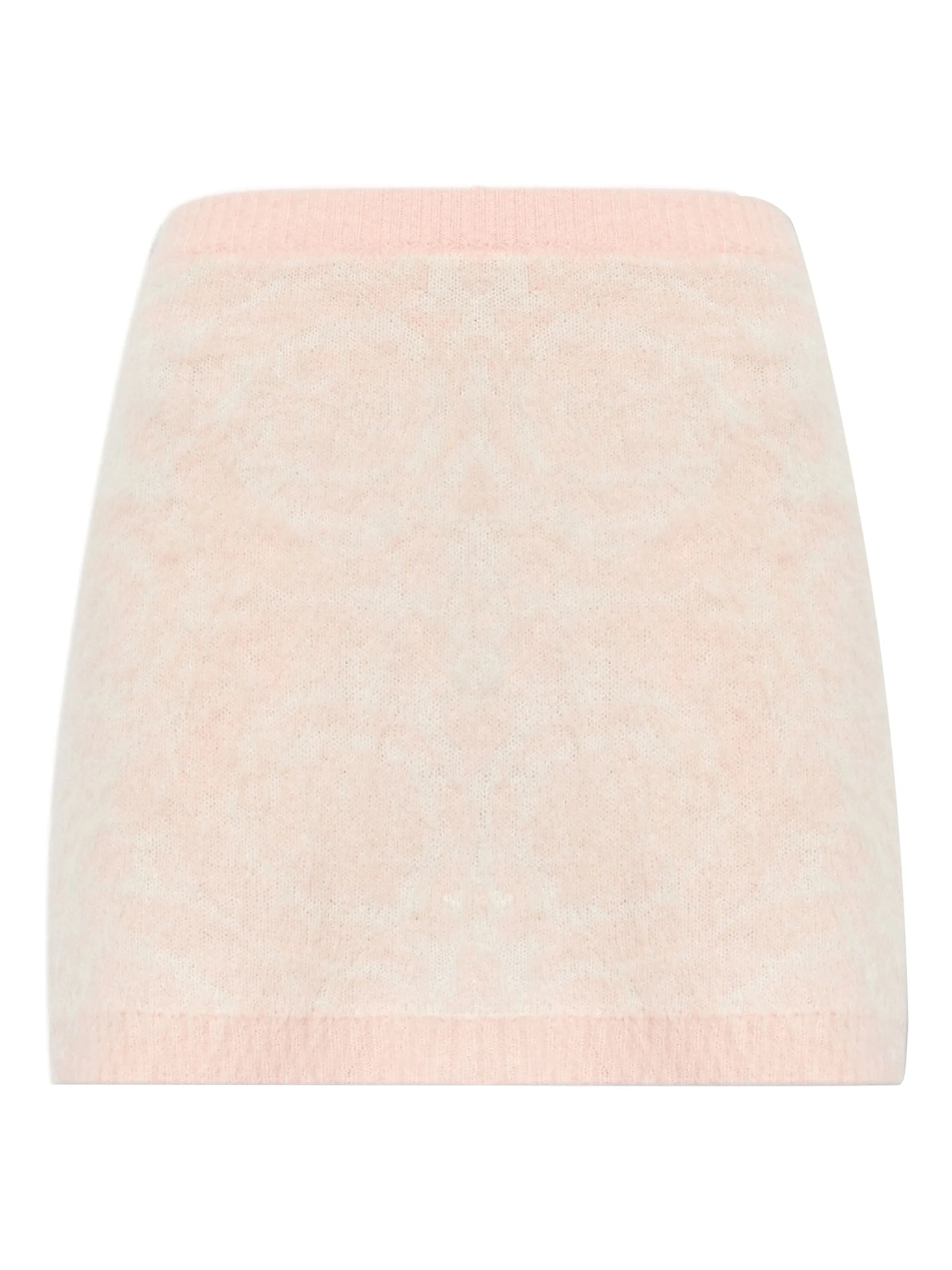 knitted mini skirt