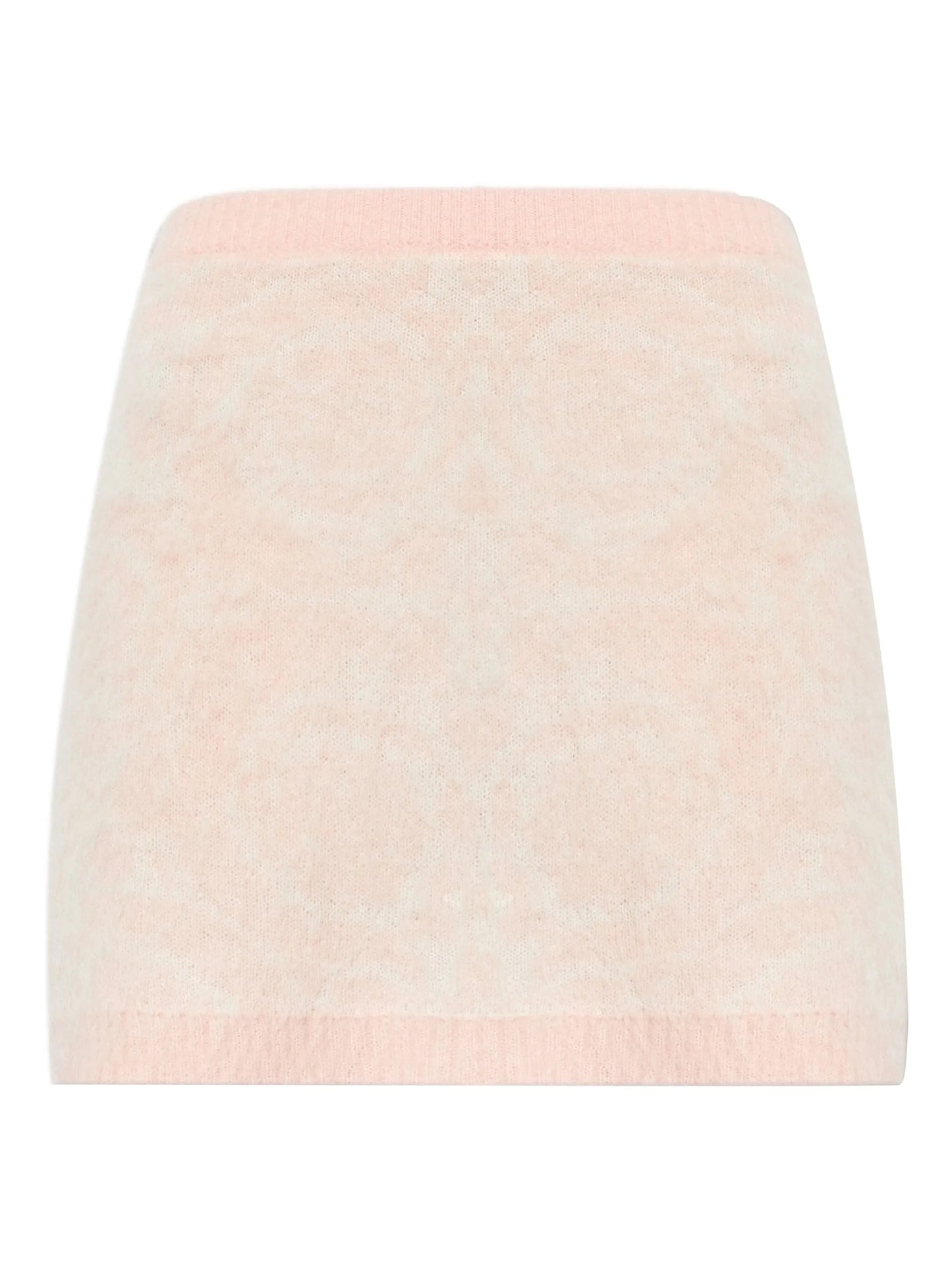 knitted mini skirt