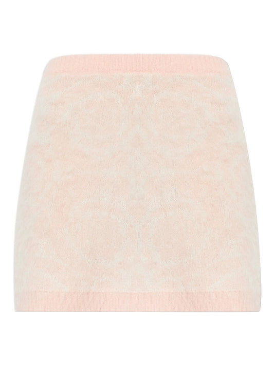 knitted mini skirt