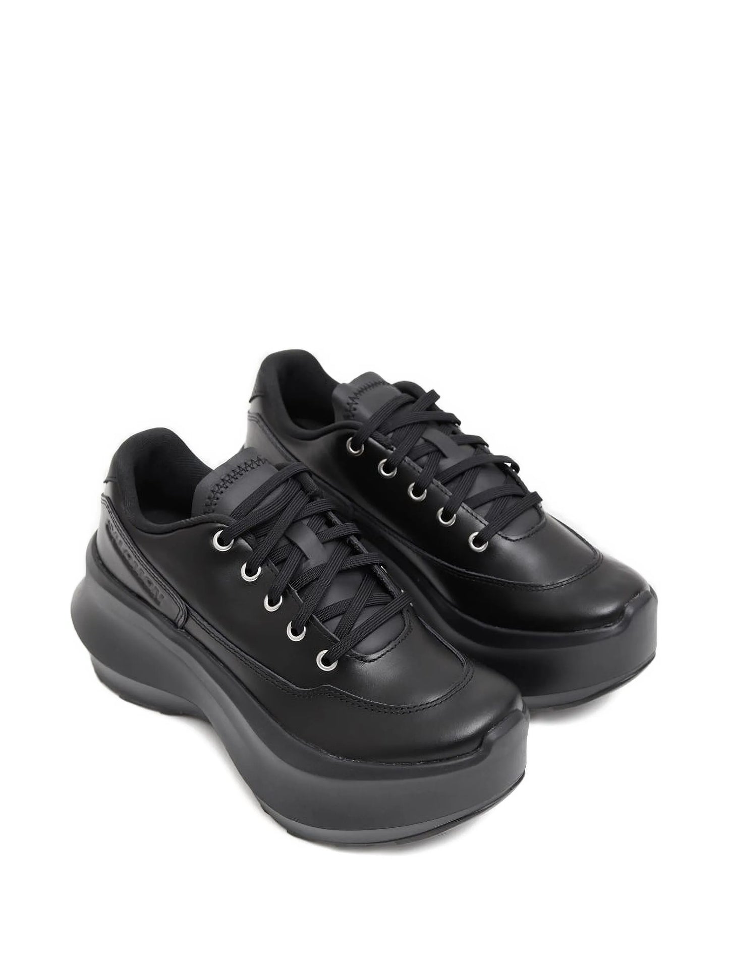 Salomon leather platform sneakers