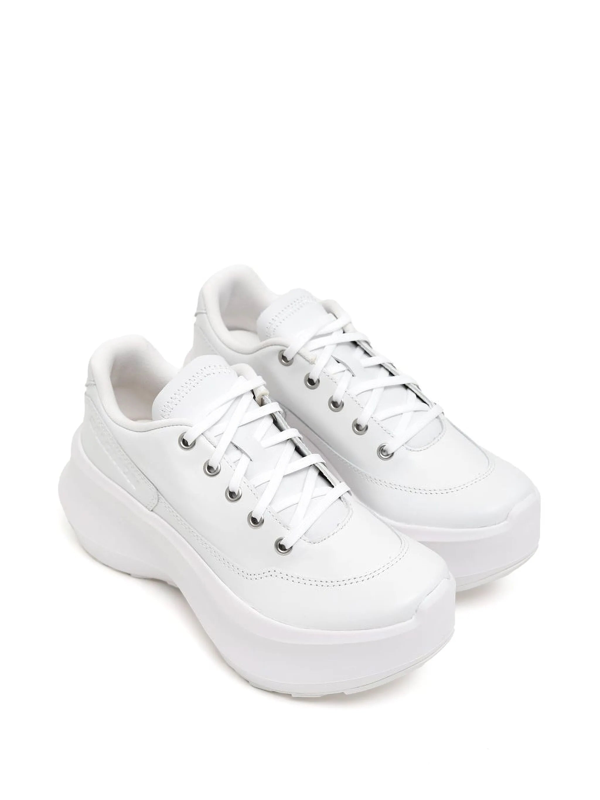 Salomon leather platform sneakers