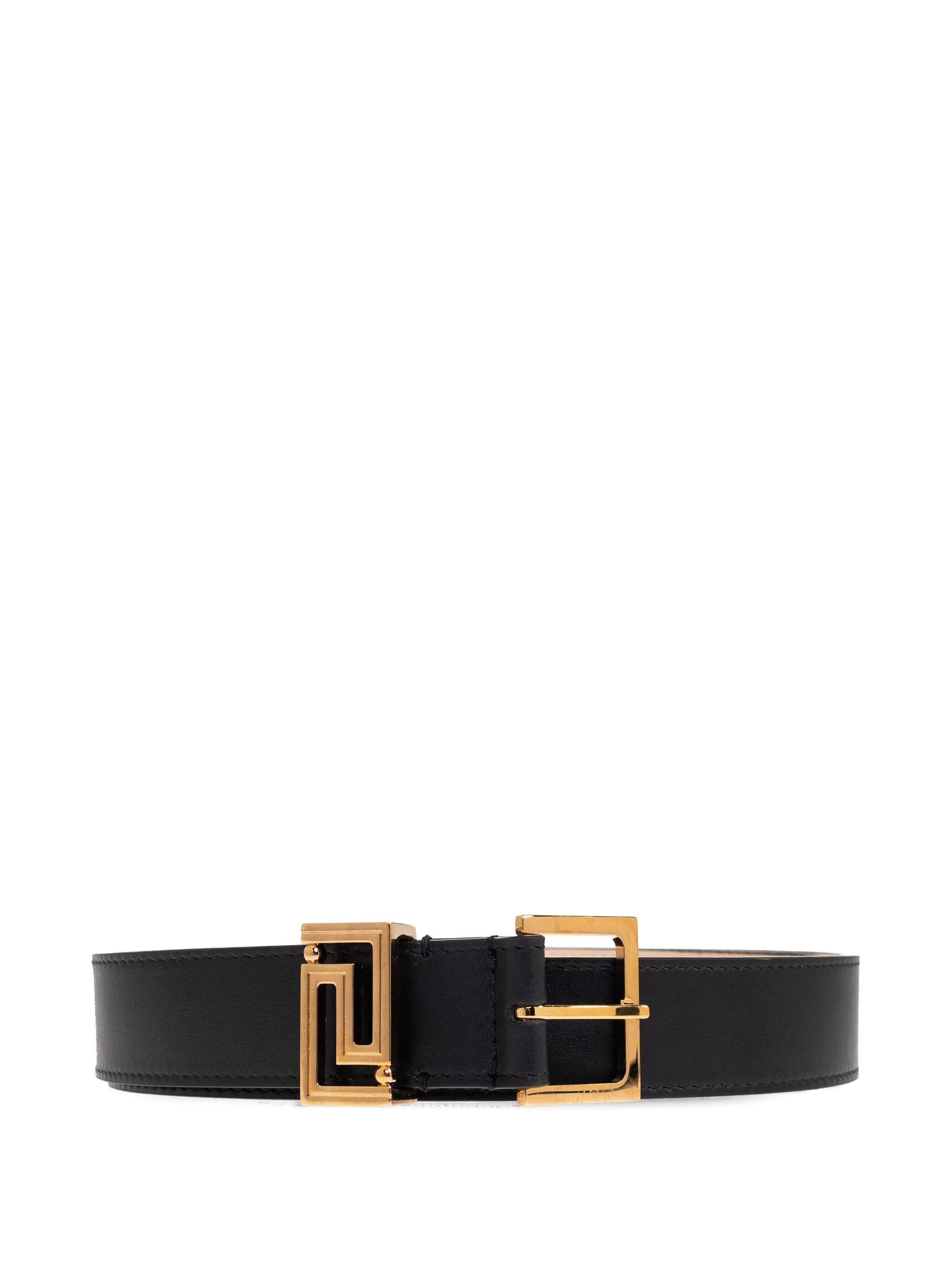Greca Goddess leather belt