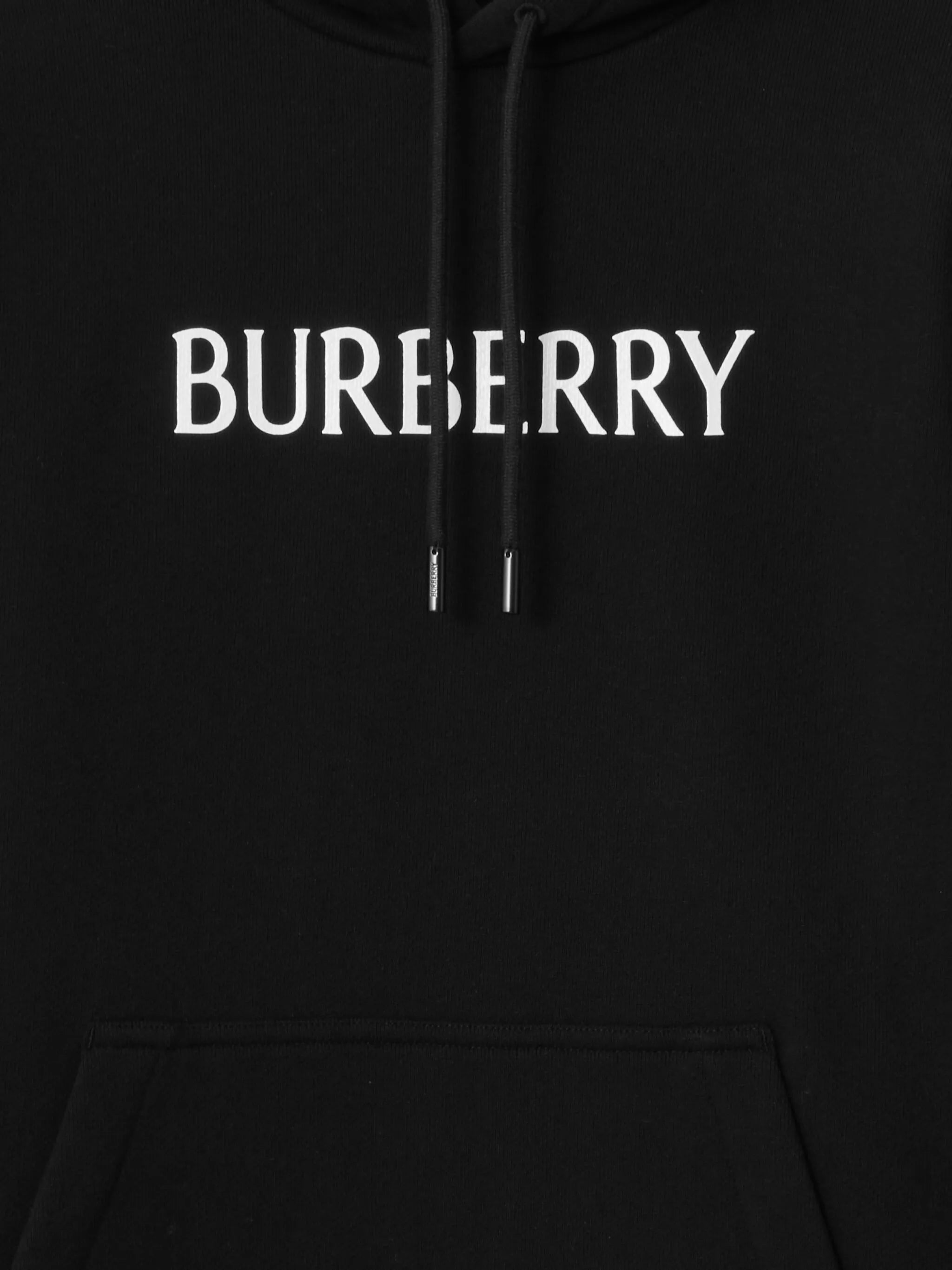 logo-print hooded sweatshirt