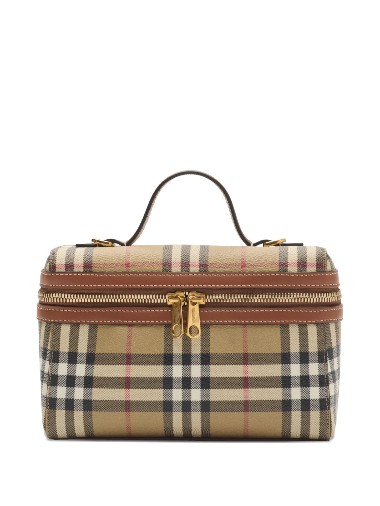 Check vanity tote bag