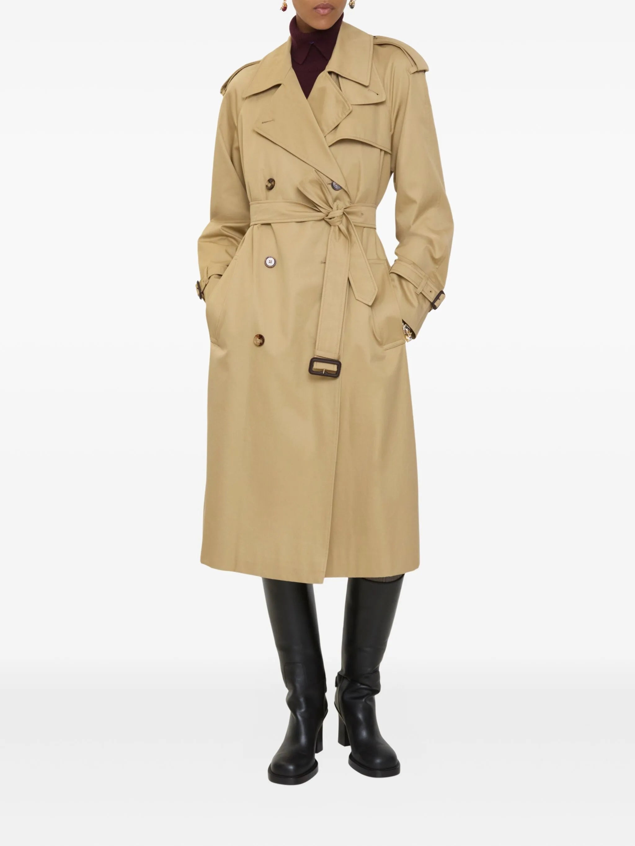 long Castleford trench coat