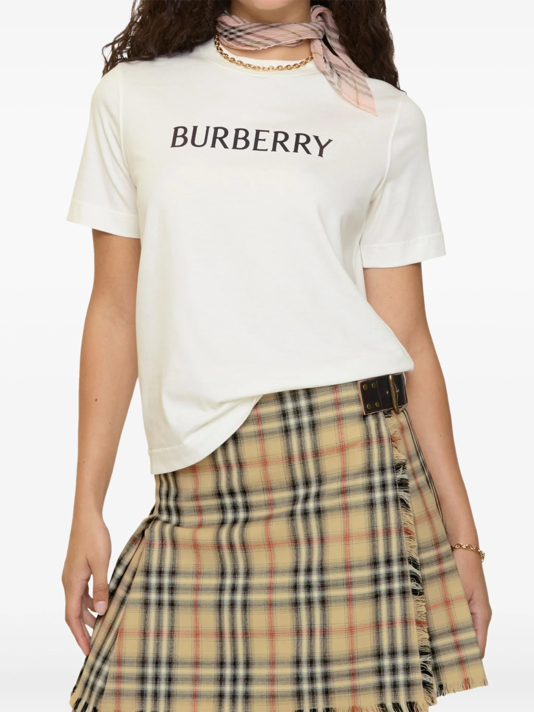 logo cotton T-shirt