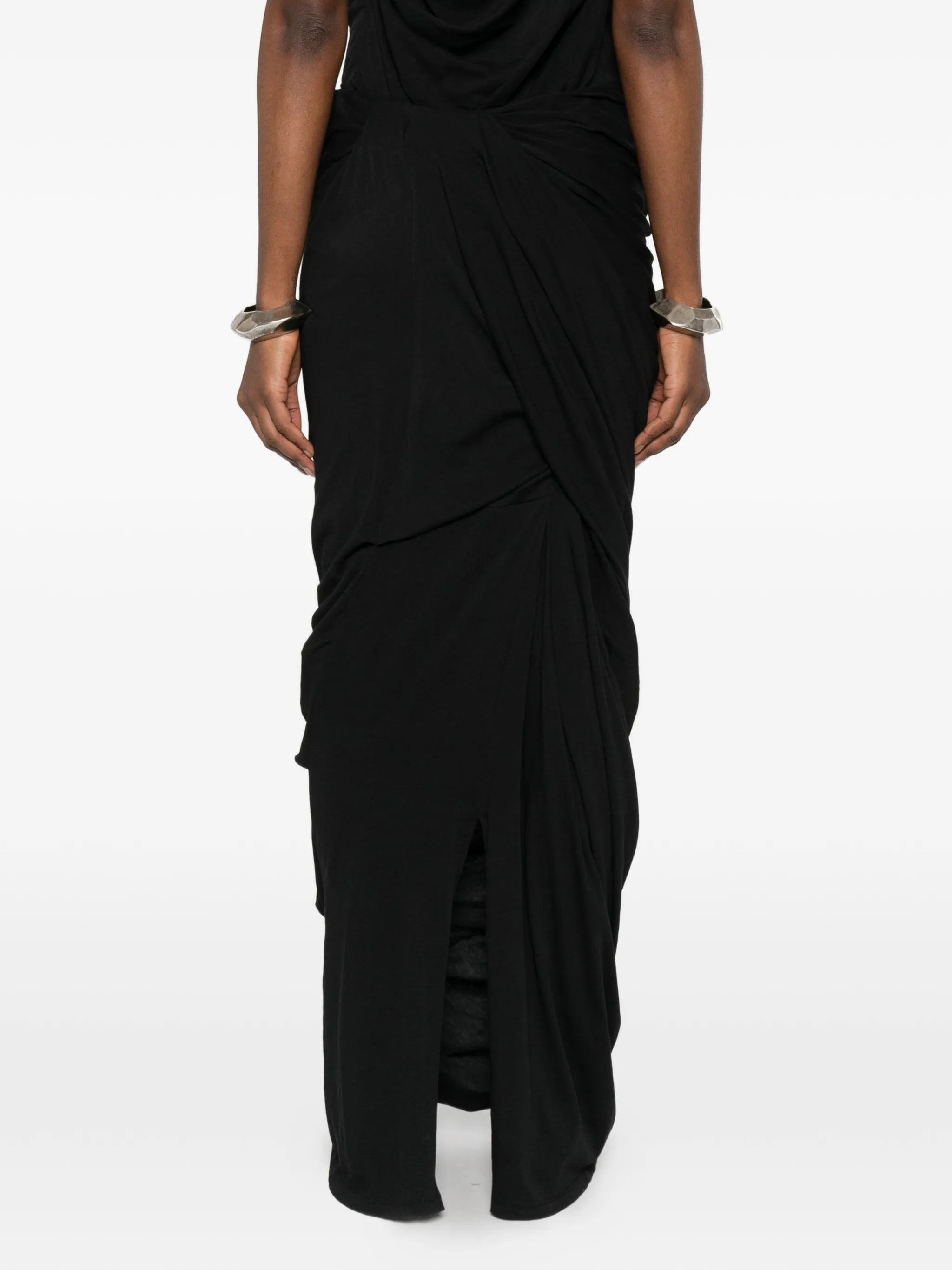 Dia draped-detail maxi skirt