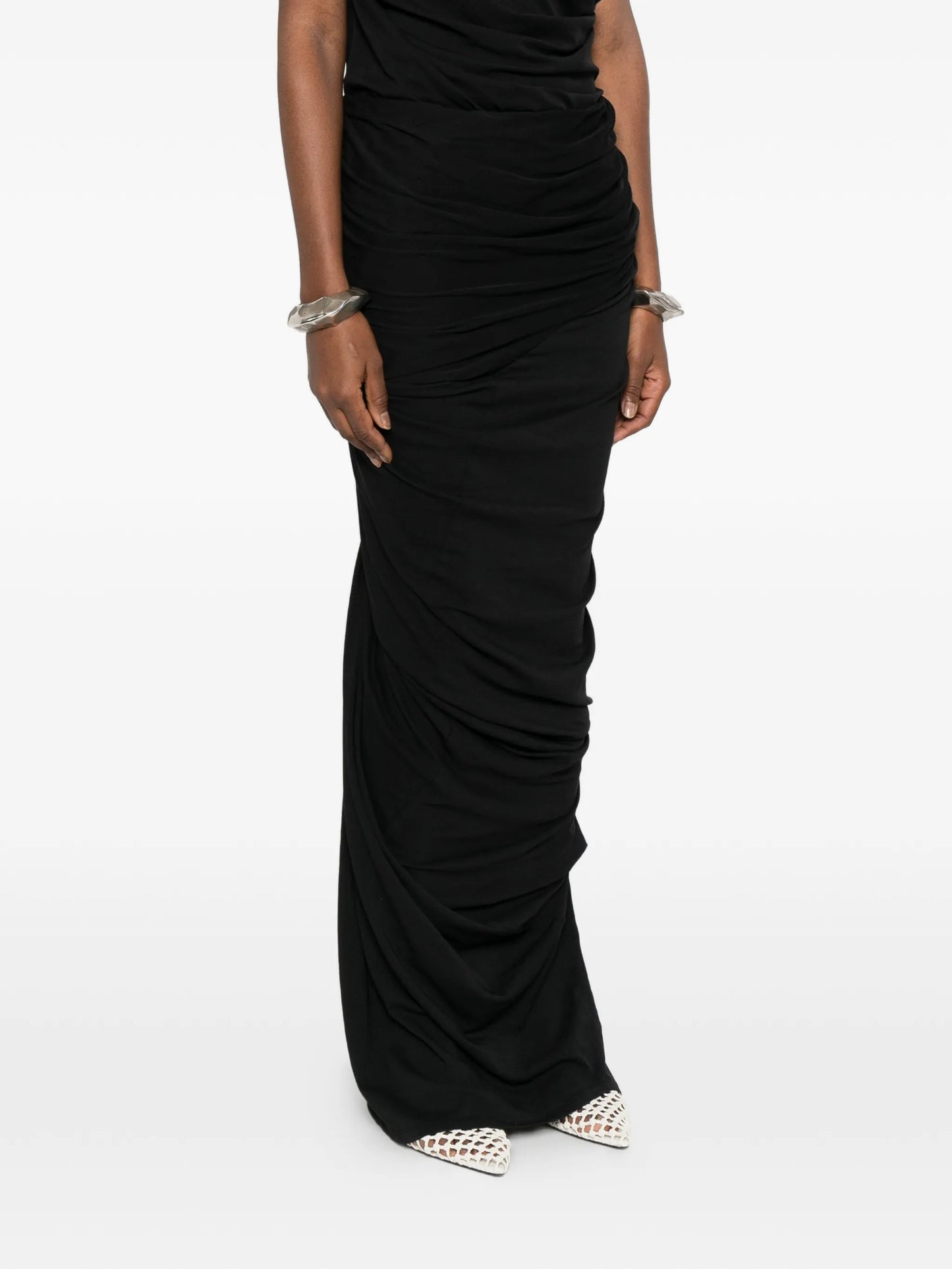 Dia draped-detail maxi skirt