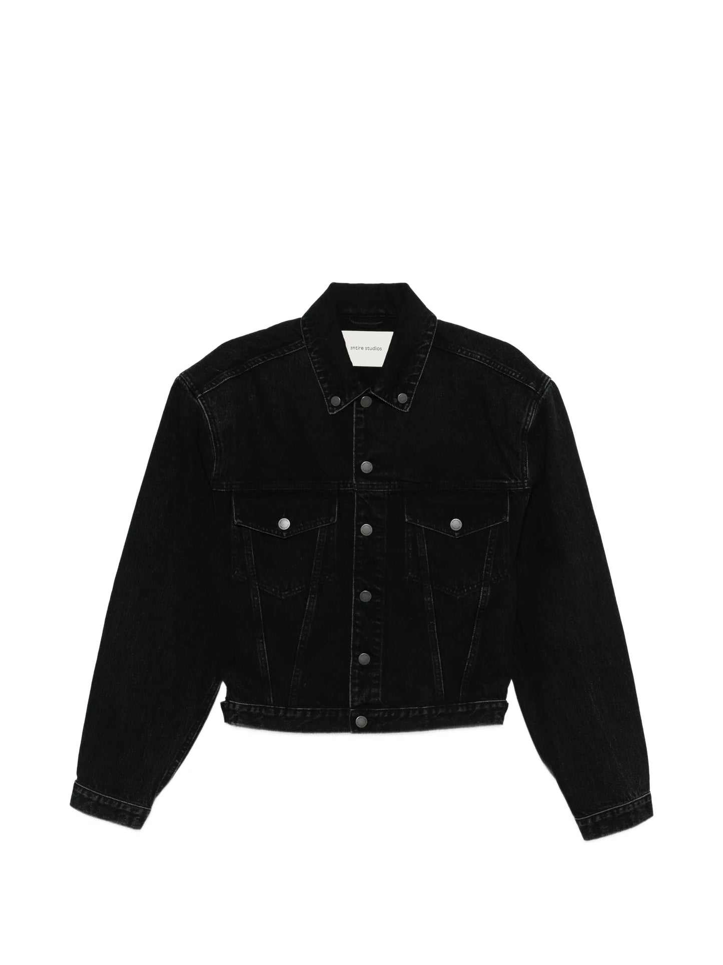 Shrunken denim jacket