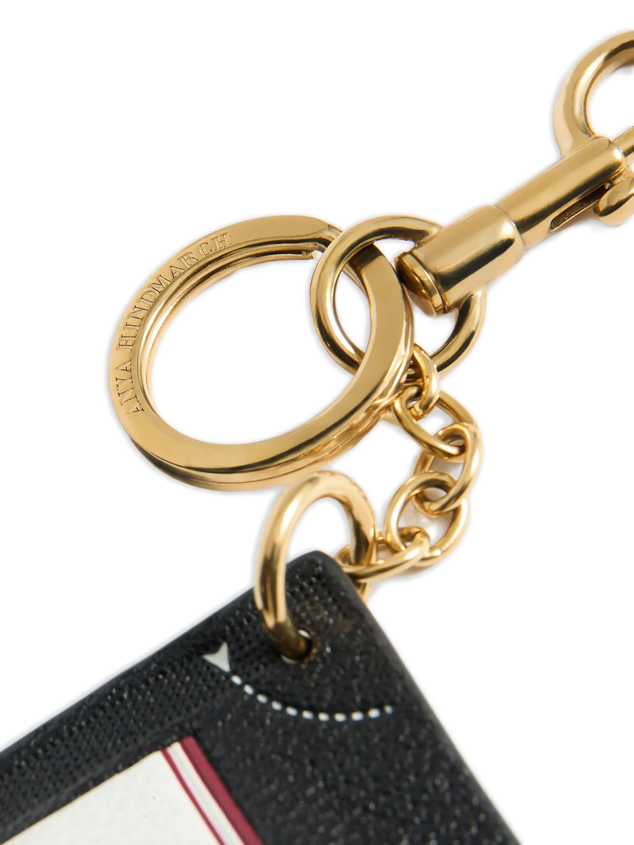 Kikkoman leather keychain