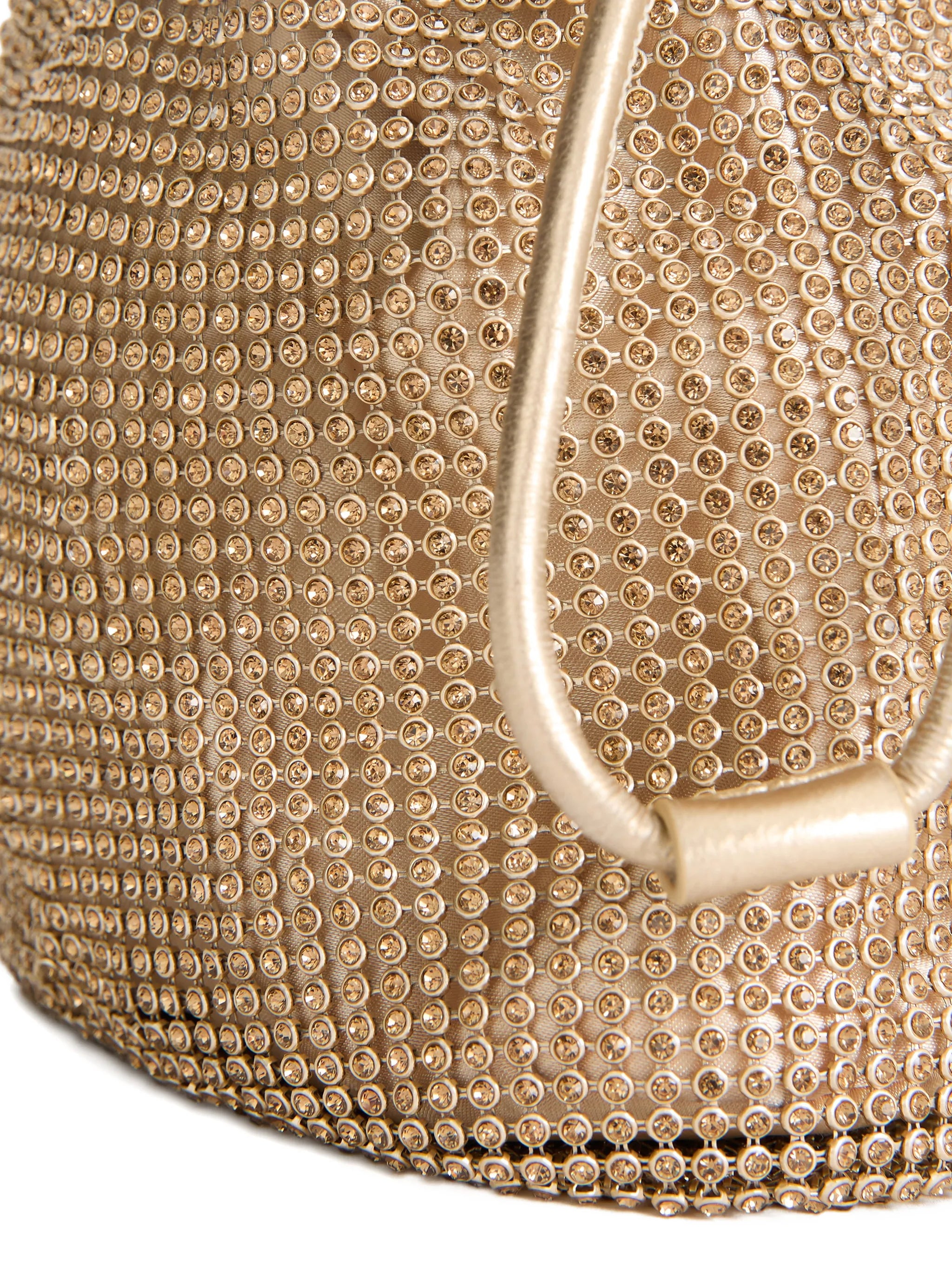 eyes drawstring bucket bag